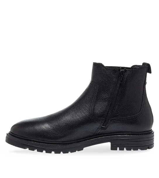 Tamaris Men - Svart leður Boots