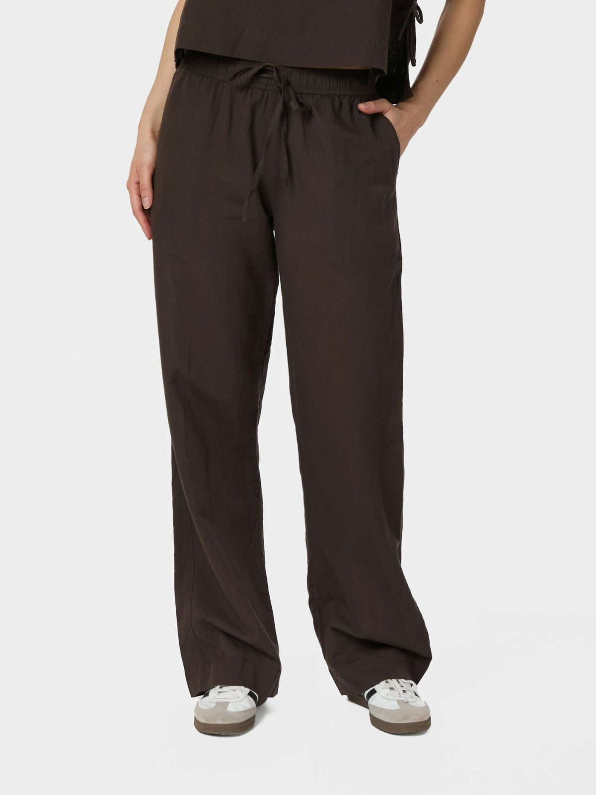 Neo Noir Sonar Linen Pants Unisex