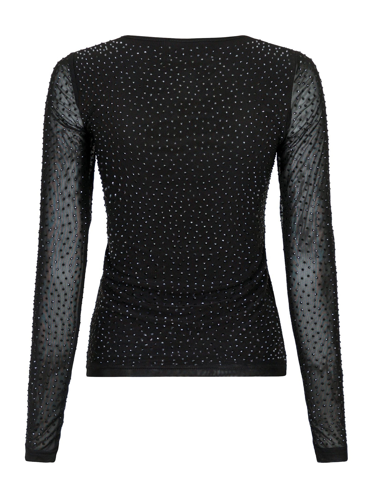 Neo Noir Basira Stone Mesh Blouse