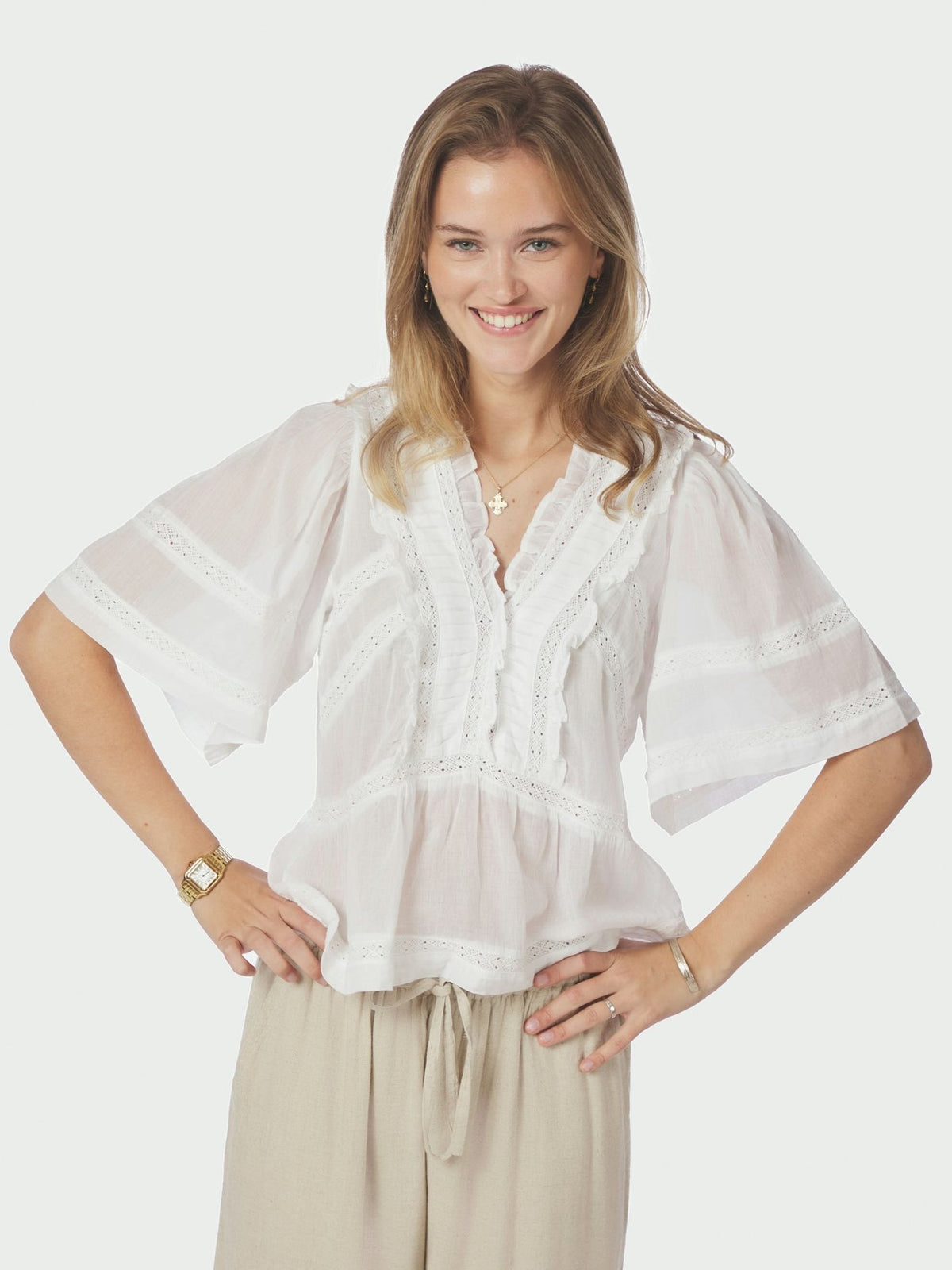 Neo Noir Evienne S Voile Top