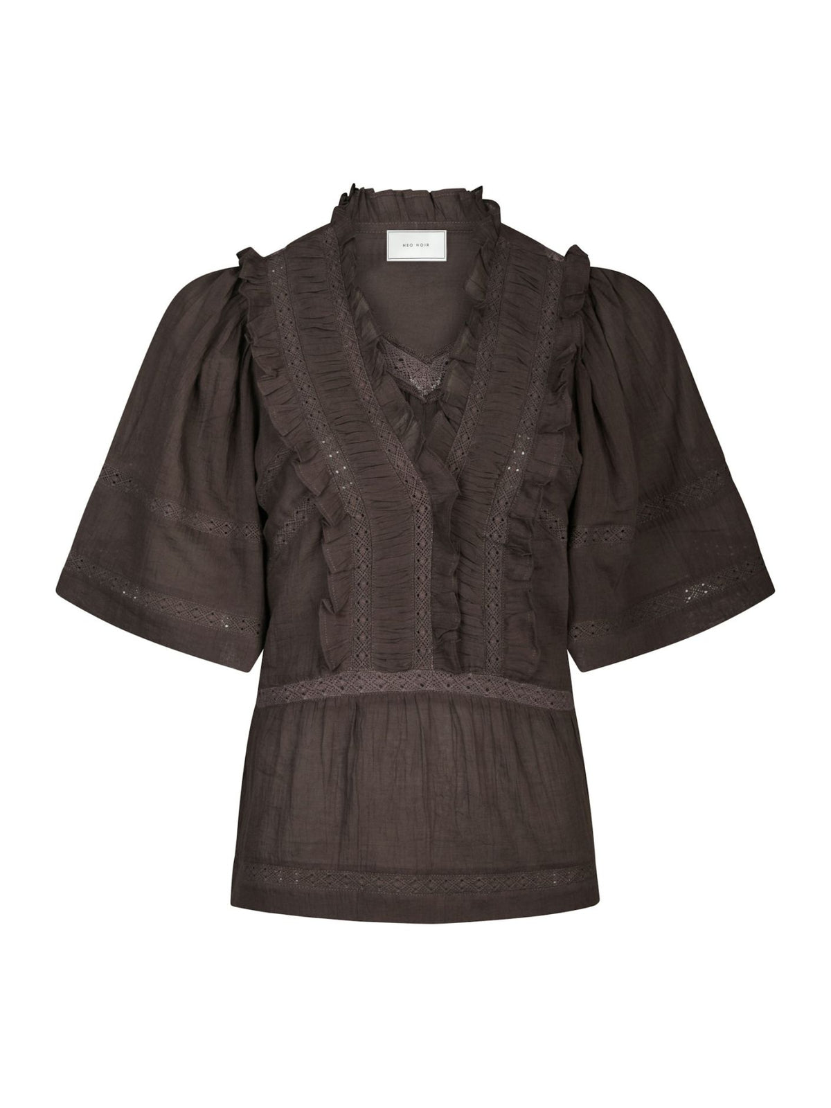 Neo Noir Evienne S Voile Top