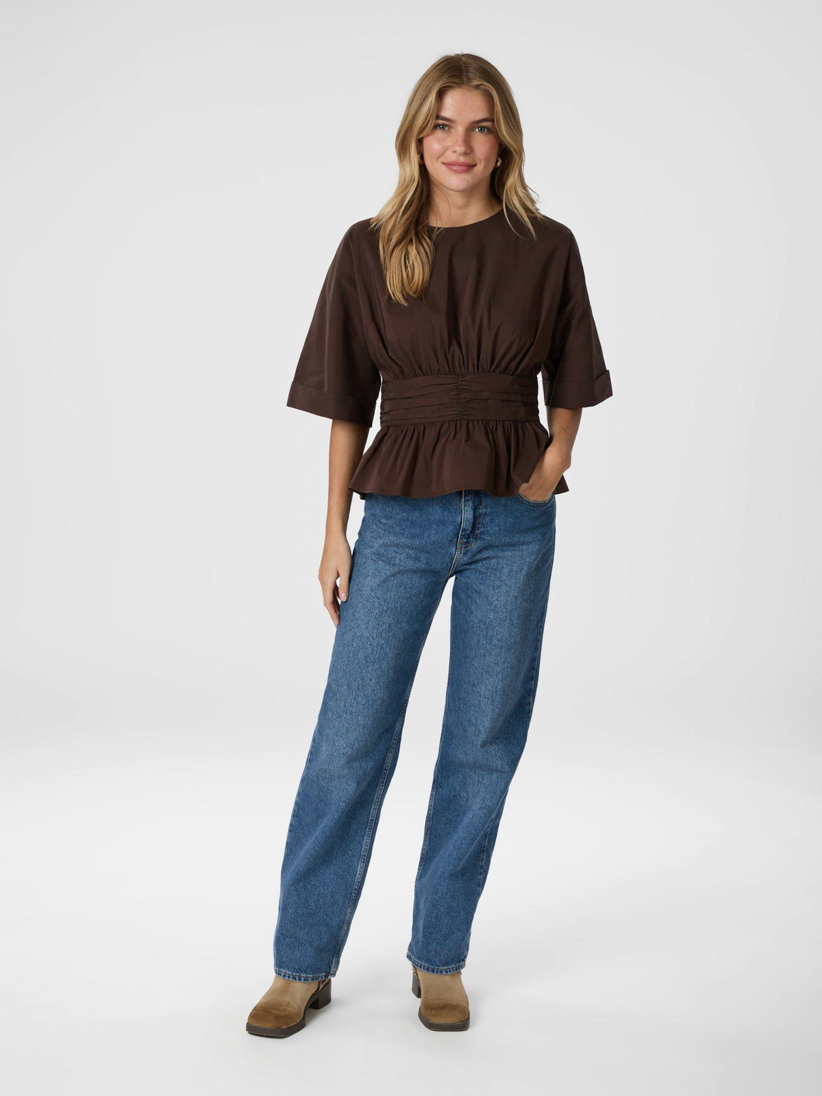 Neo Noir  Annegret Poplin Blouse