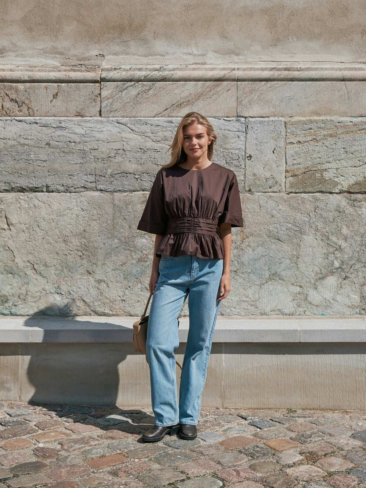 Neo Noir  Annegret Poplin Blouse