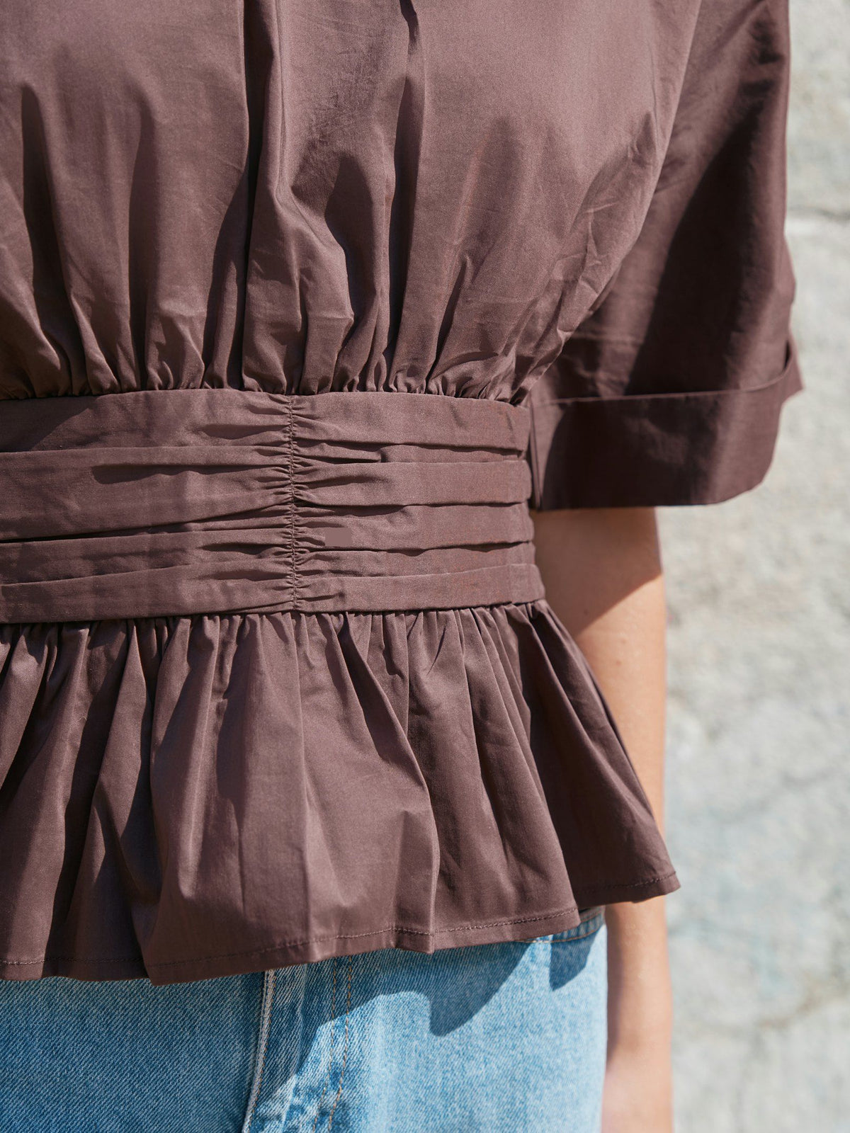 Neo Noir  Annegret Poplin Blouse