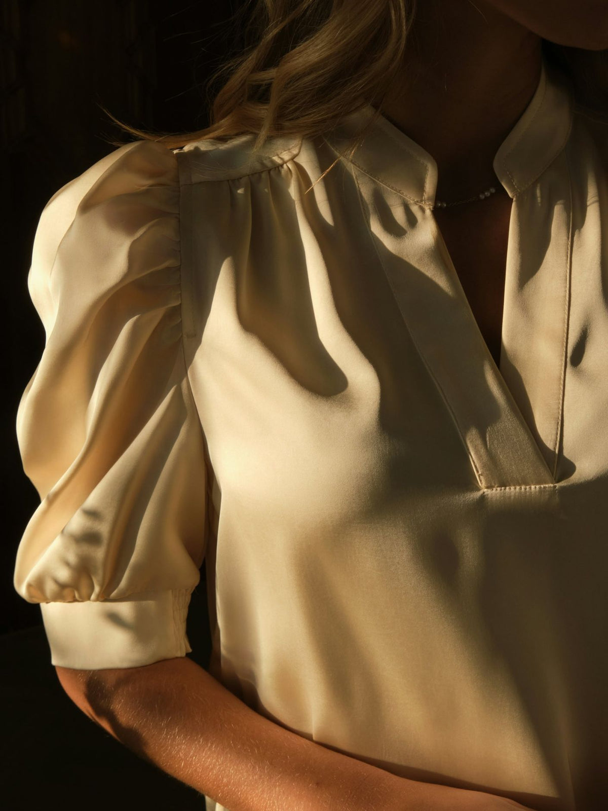Neo Noir Roella Heavy Sateen Blouse