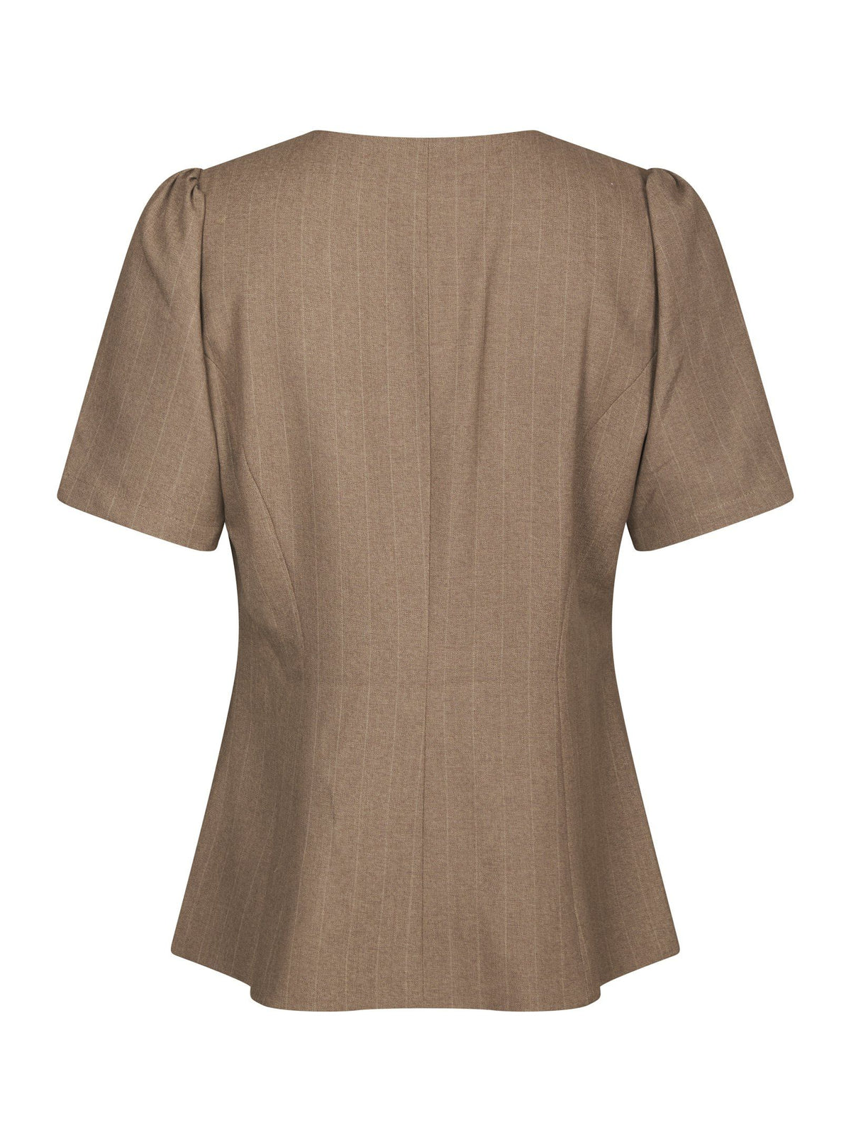 Neo Noir Jules Pinstripe Blouse