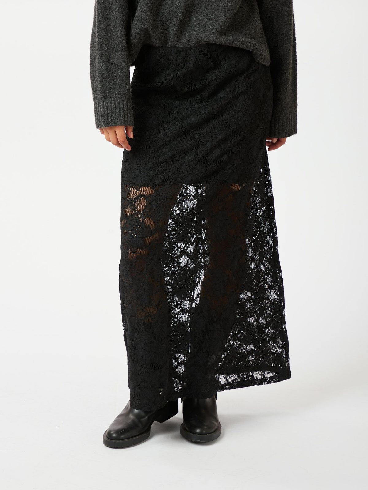 Neo Noir Emmie Lace Skirt