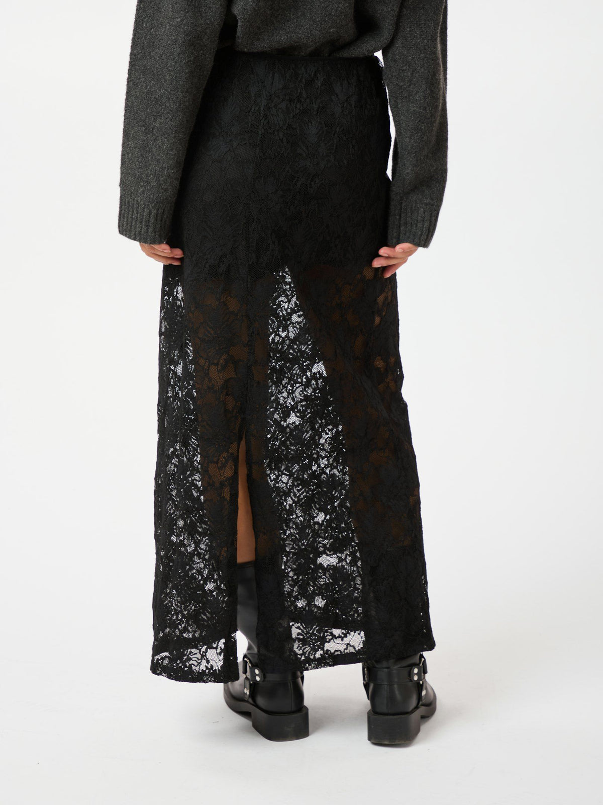 Neo Noir Emmie Lace Skirt