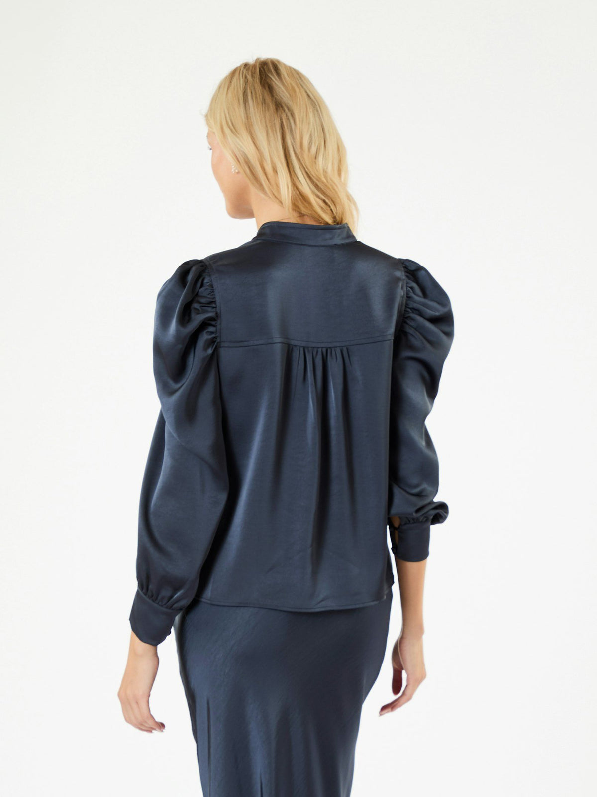 Neo Noir Rosslyn Heavy Sateen Blouse