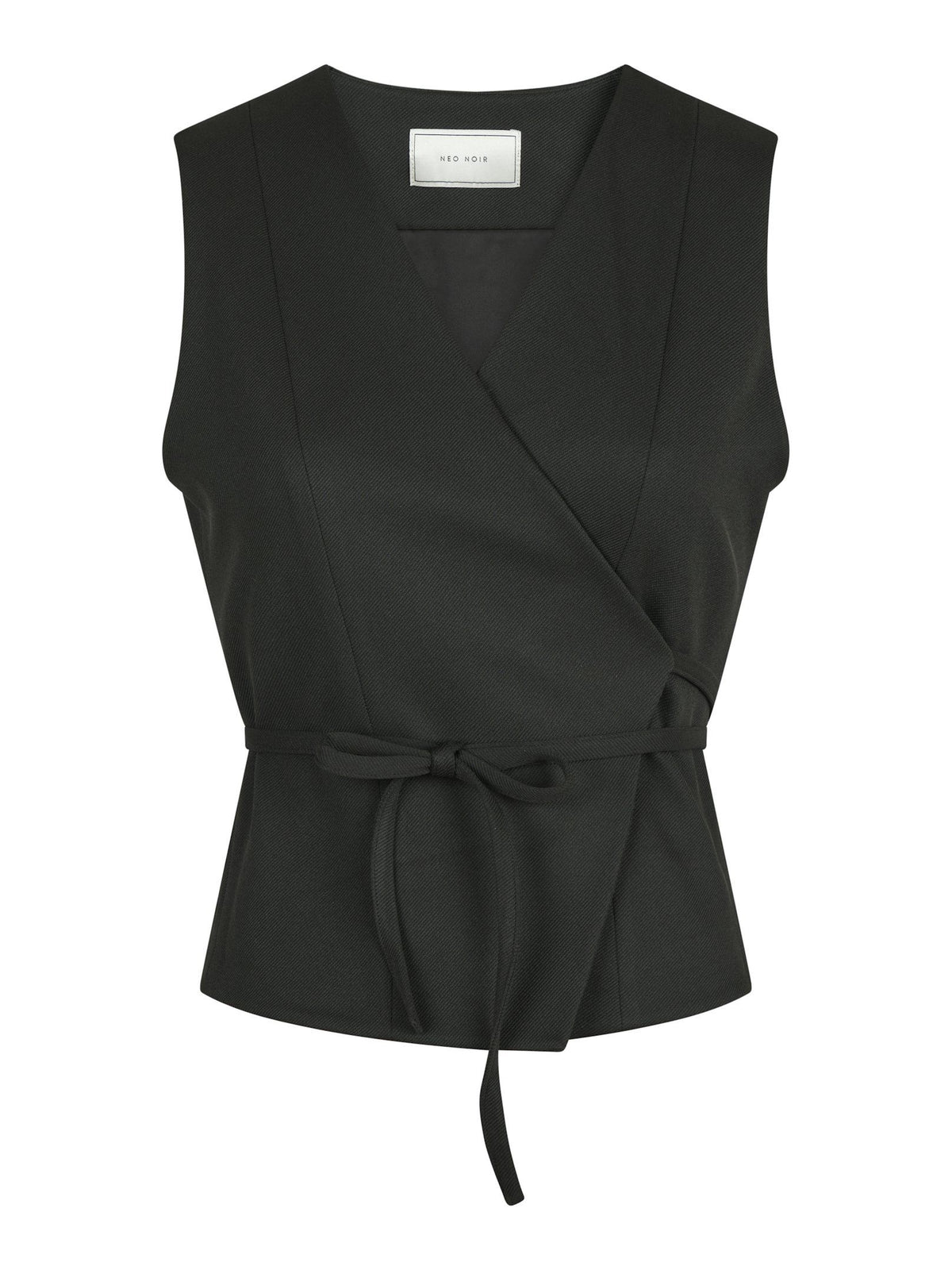 Neo Noir Samara Twill Wrap Waistcoat