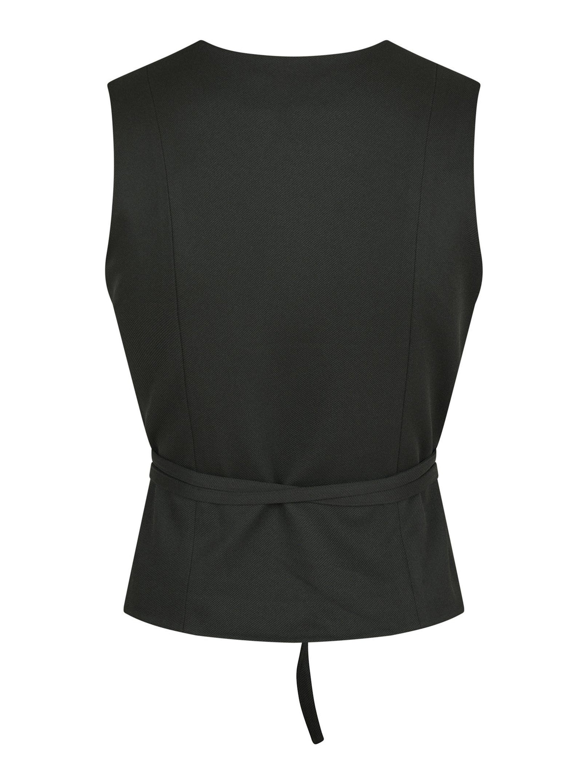 Neo Noir Samara Twill Wrap Waistcoat