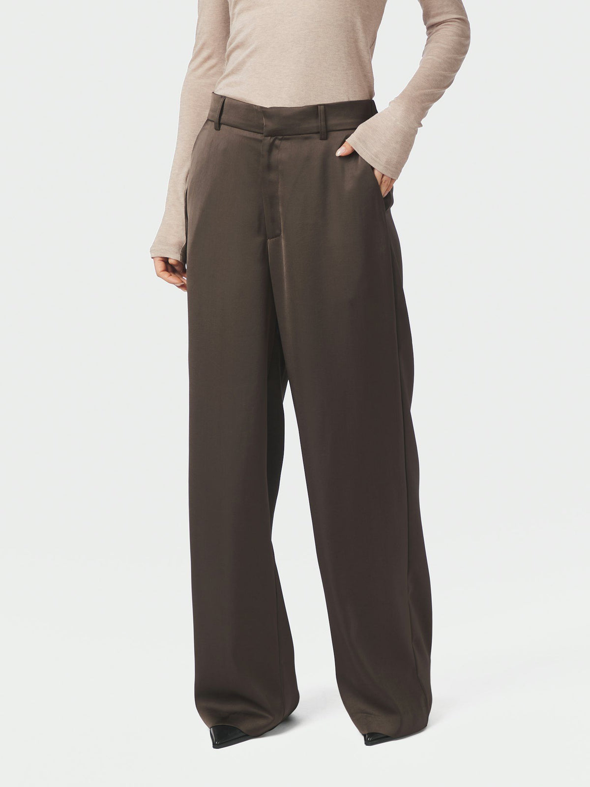 Neo Noir Emmett Heavy Sateen Pants