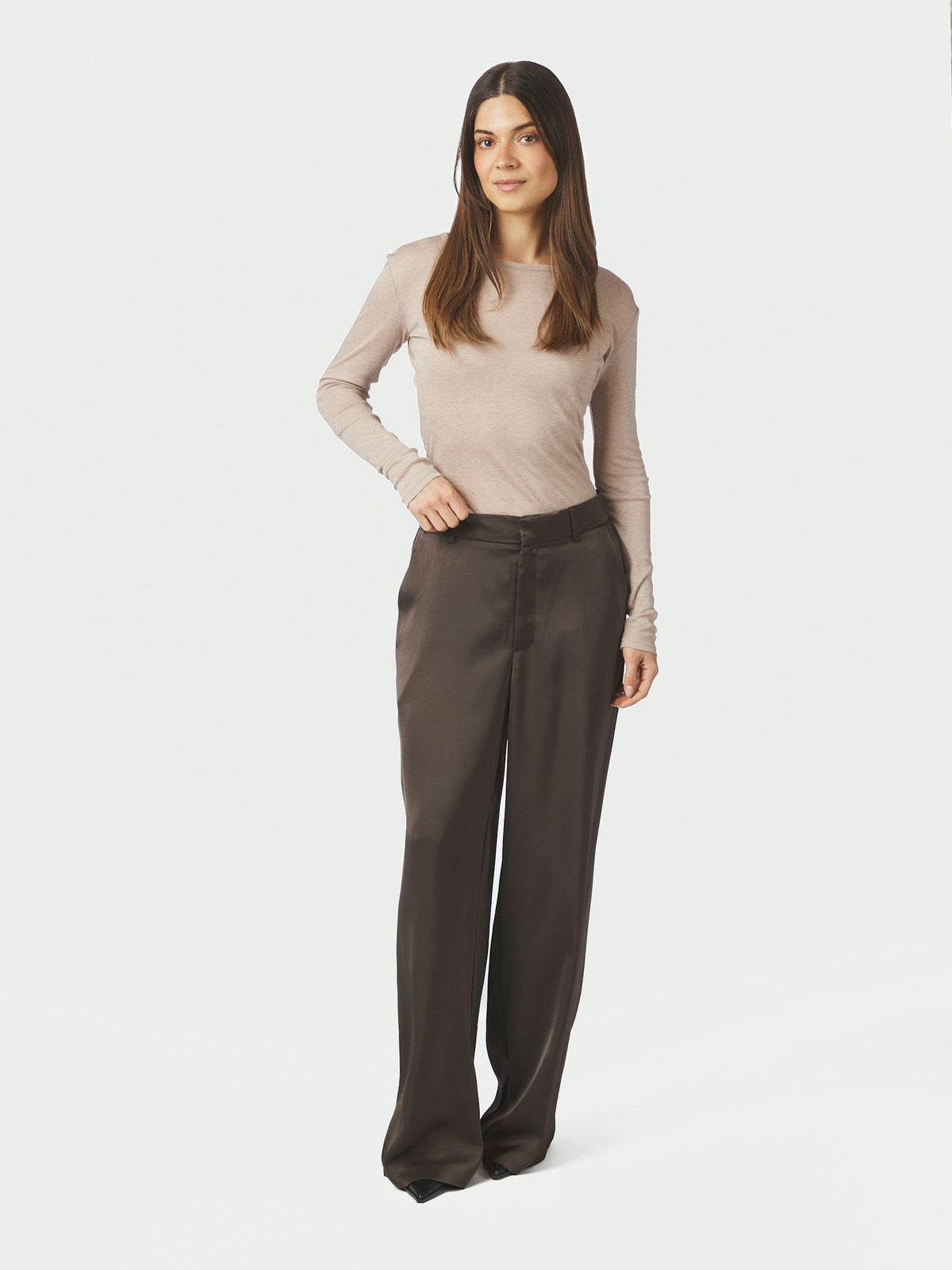 Neo Noir Emmett Heavy Sateen Pants