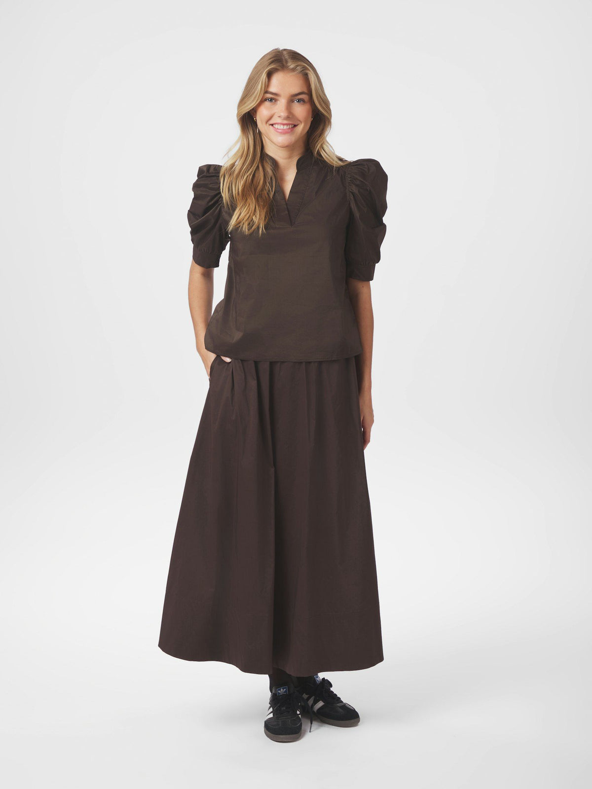 Neo Noir Roella Poplin Blouse
