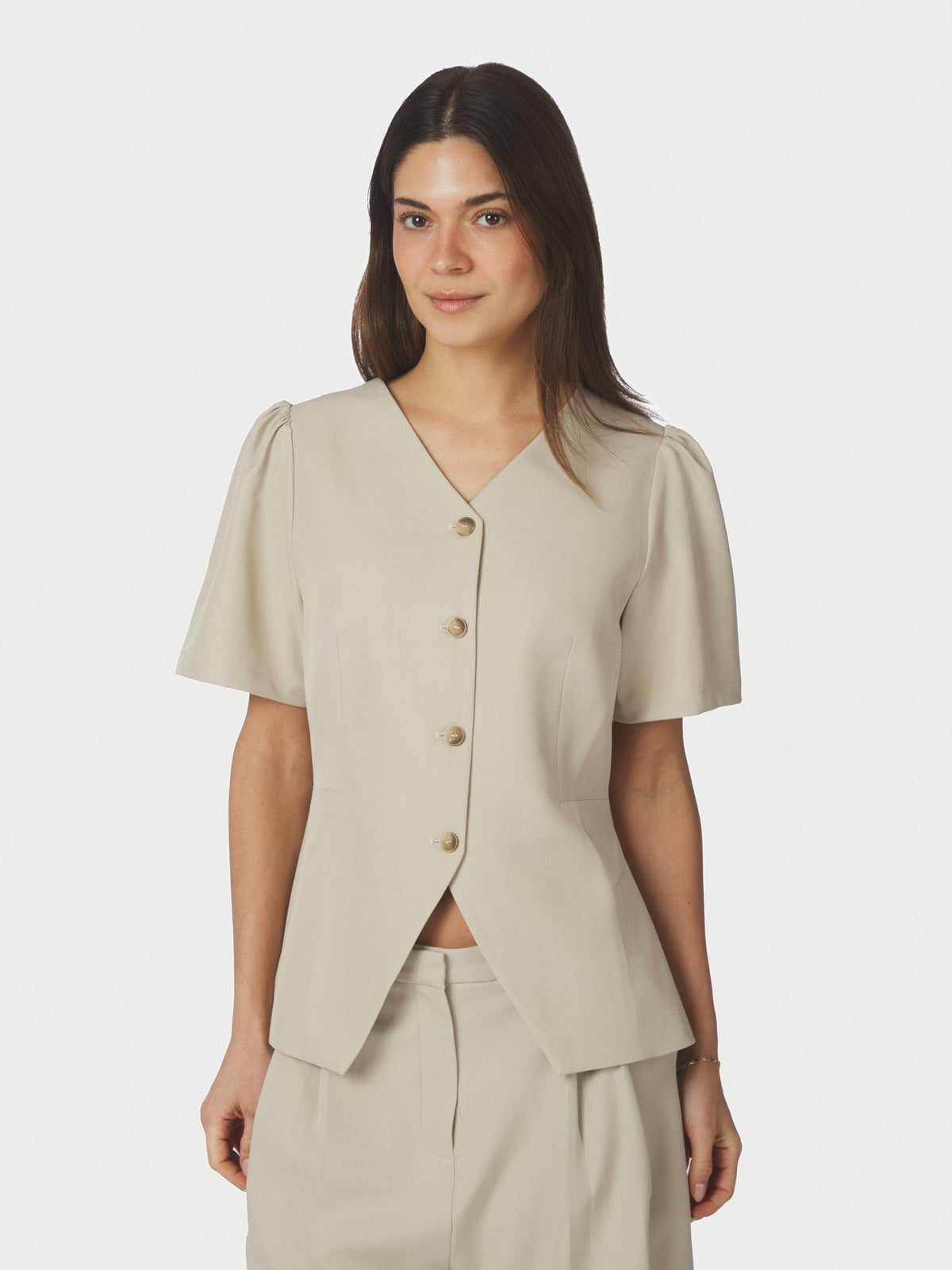 Neo Noir Jules Structure Blouse