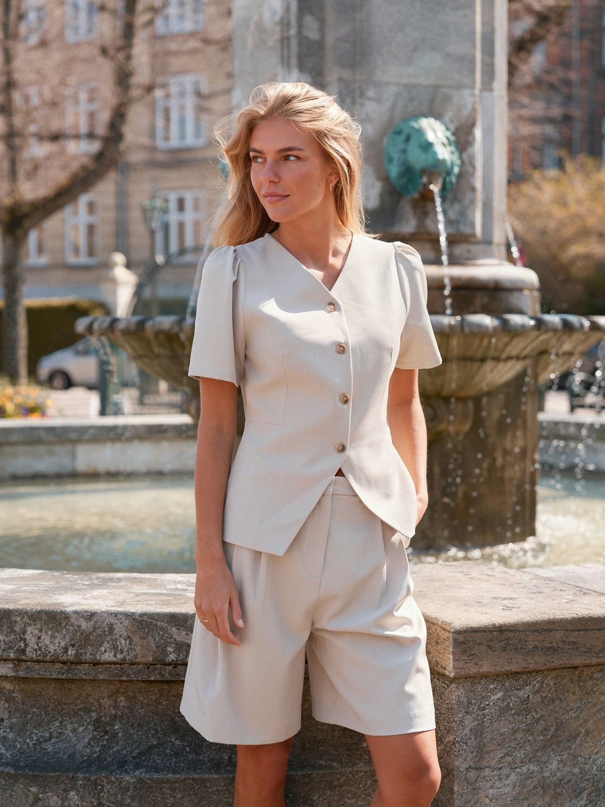 Neo Noir Jules Structure Blouse