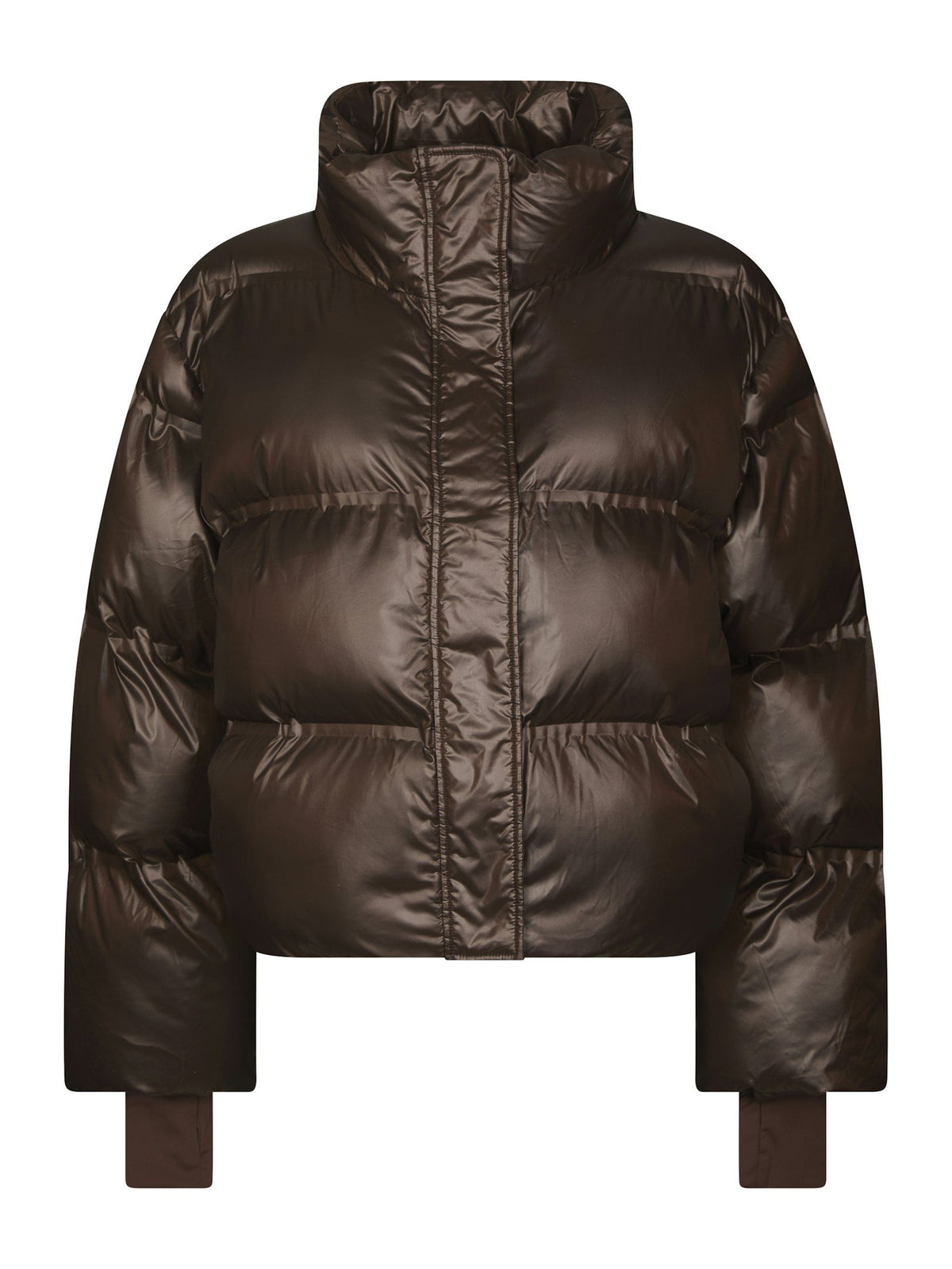 Neo Noir Rhea Shiny Puffer Jacket