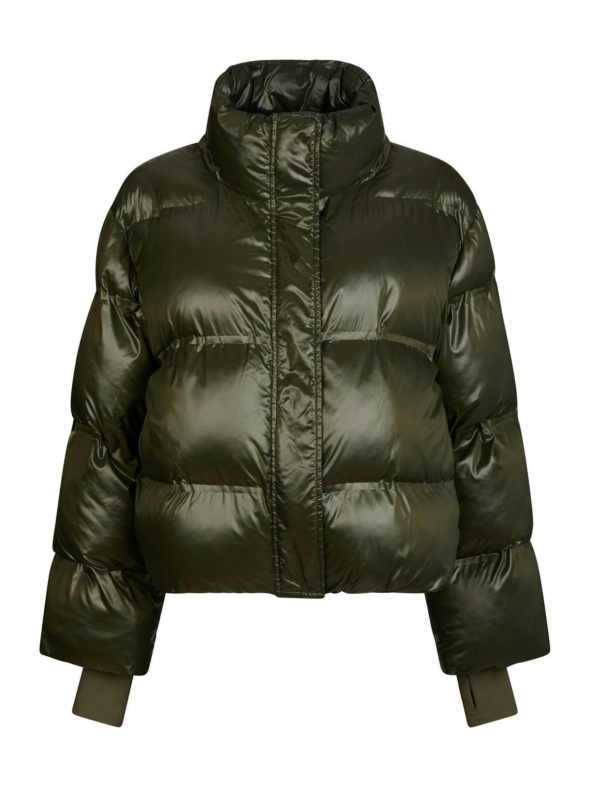 Neo Noir Rhea Shiny Puffer Jacket