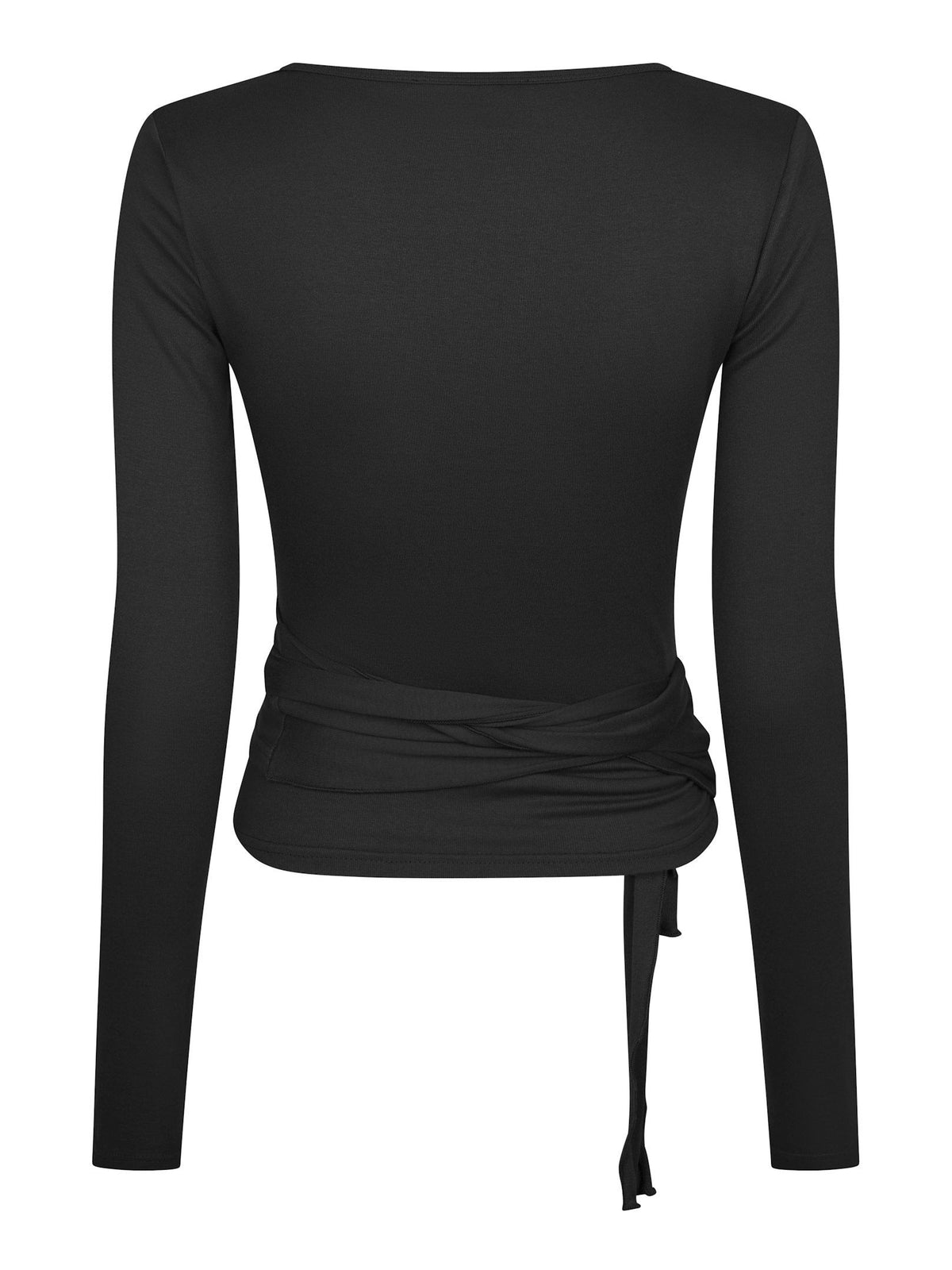 Neo Noir Nia Jersey Wrap Blouse