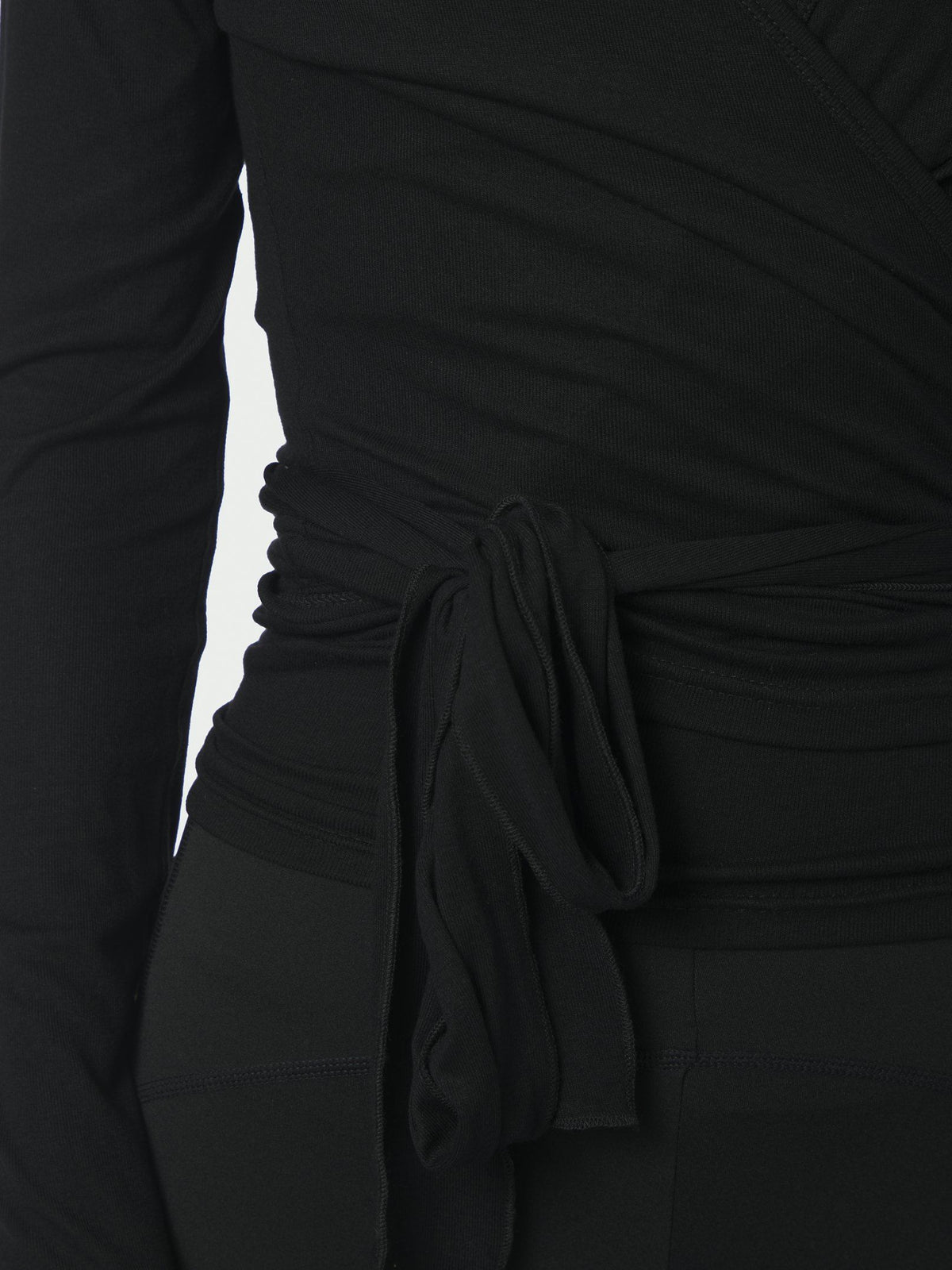Neo Noir Nia Jersey Wrap Blouse