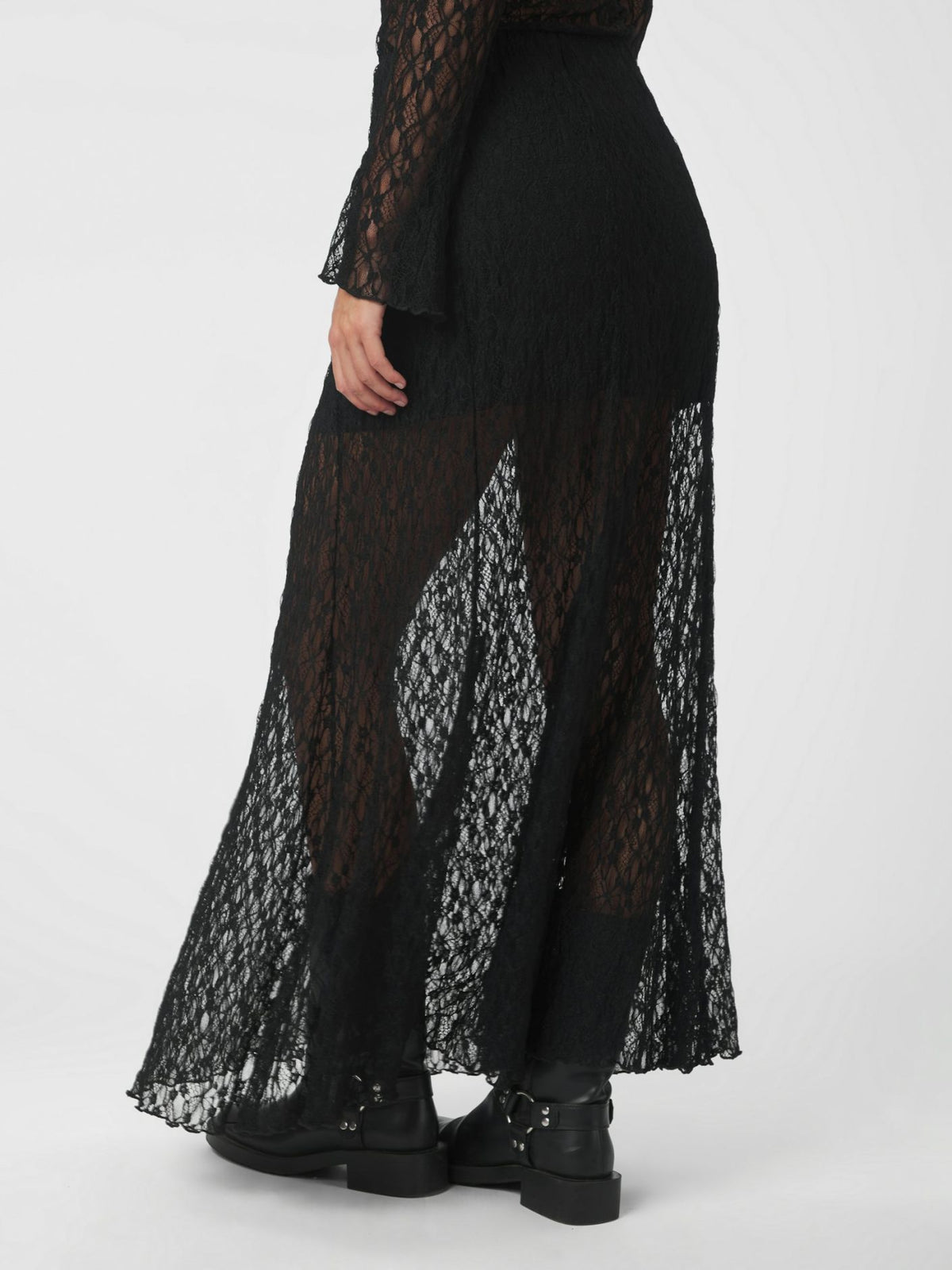 Neo Noir mariya Lace Skirt