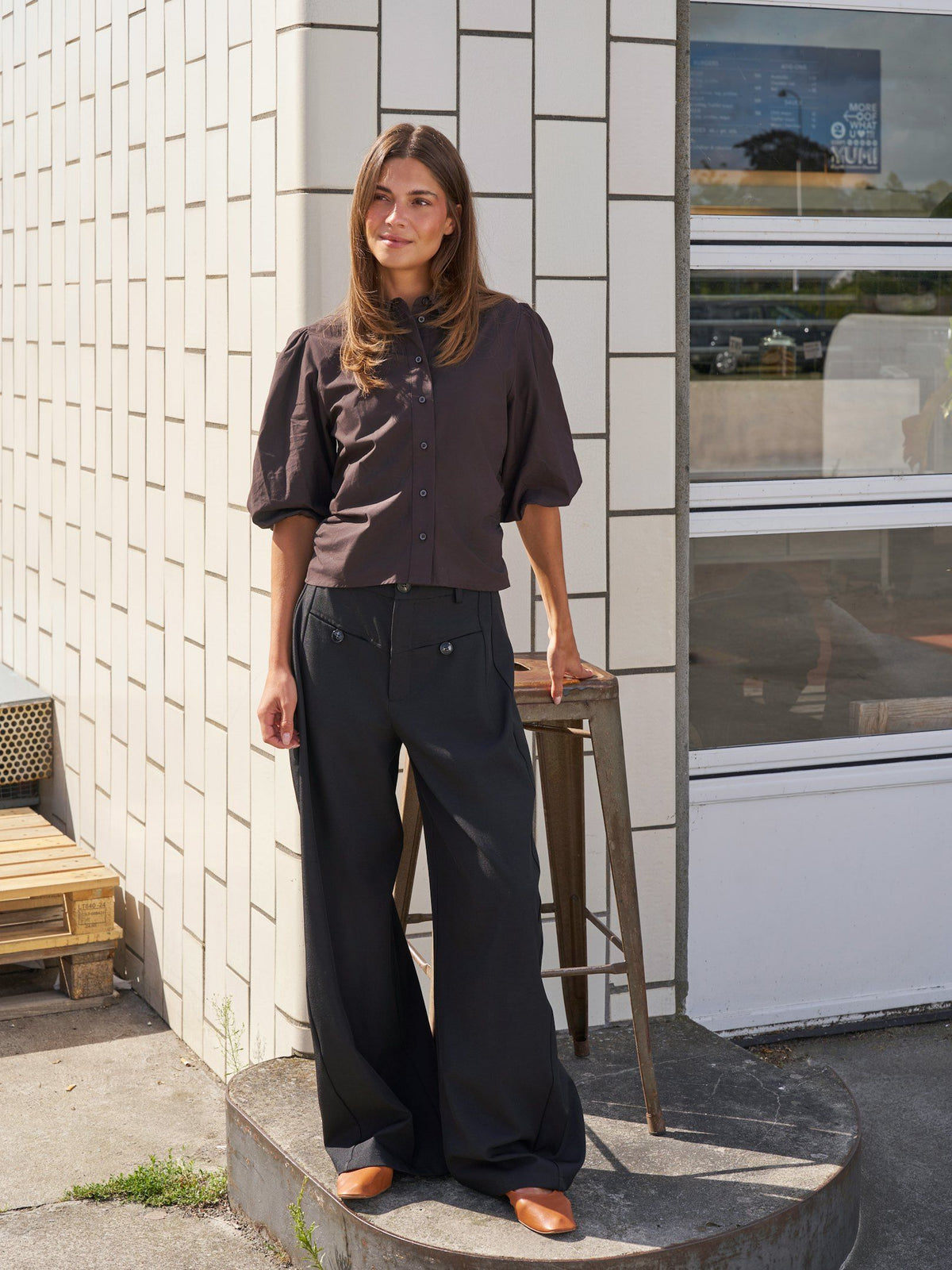 Neo Noir Massie Structure Pants