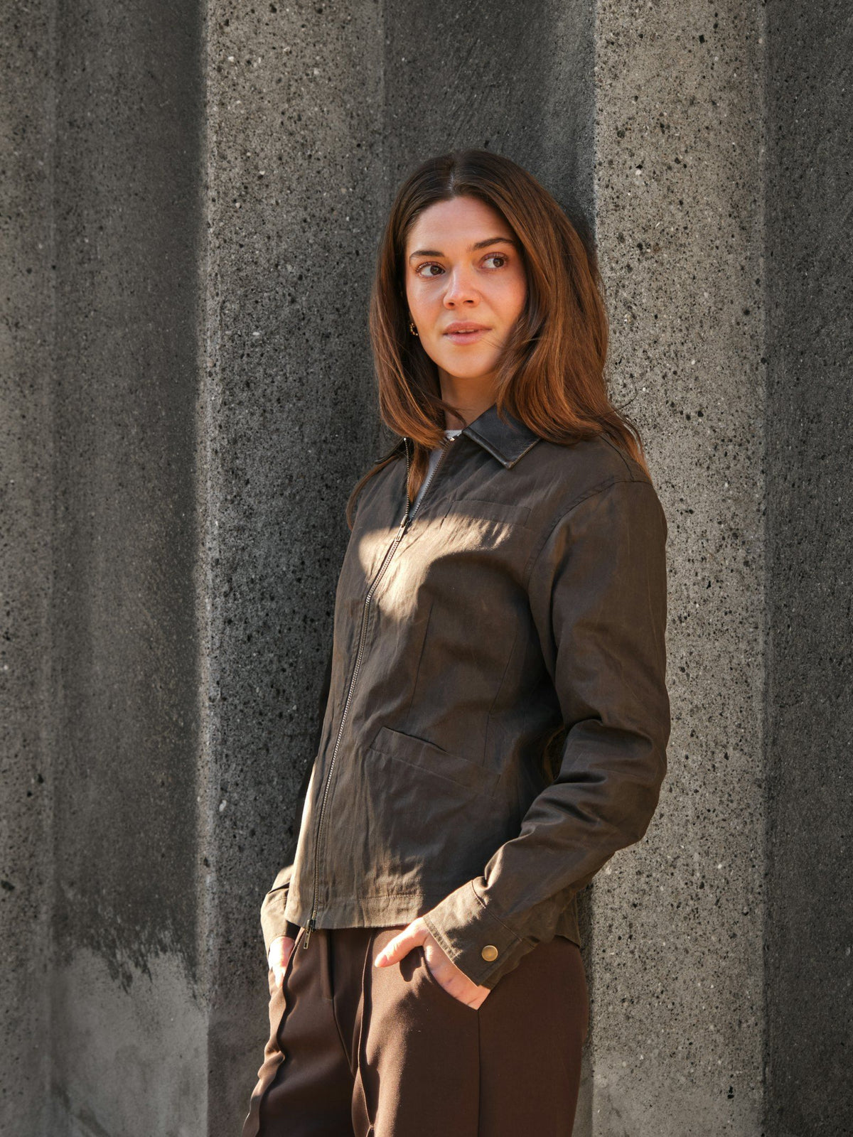 Neo Noir Mexa Coated Jacket