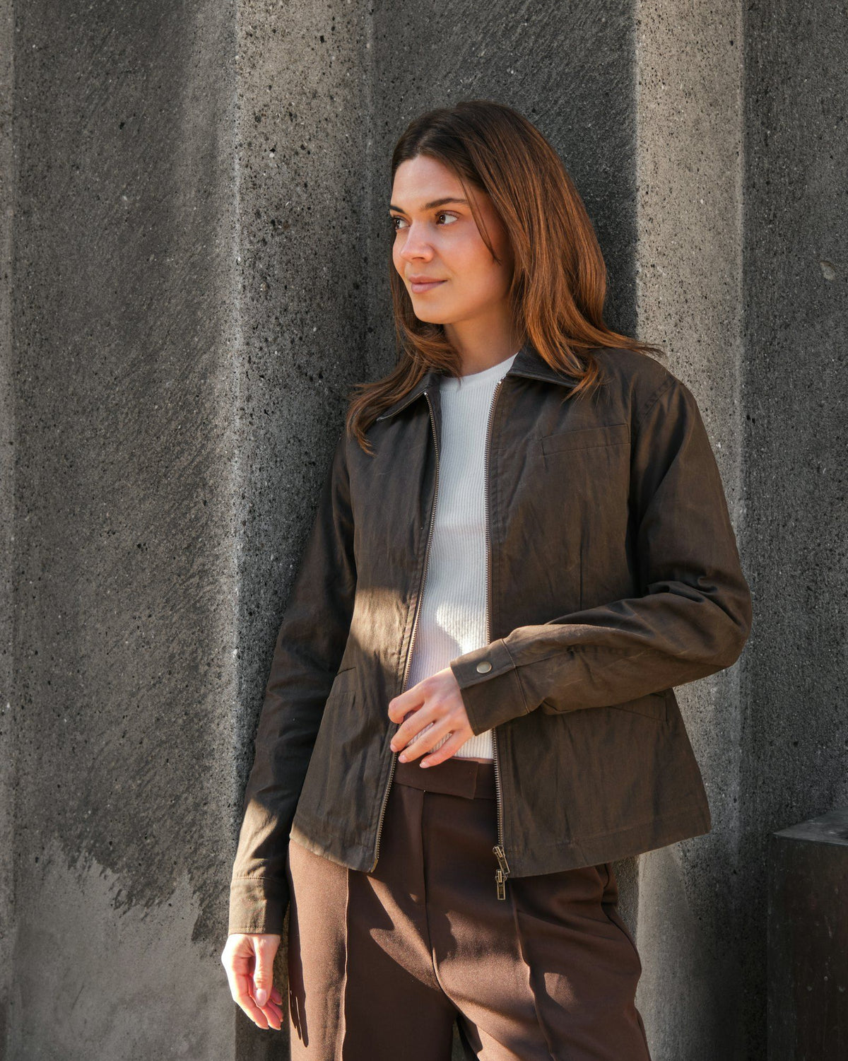 Neo Noir Mexa Coated Jacket