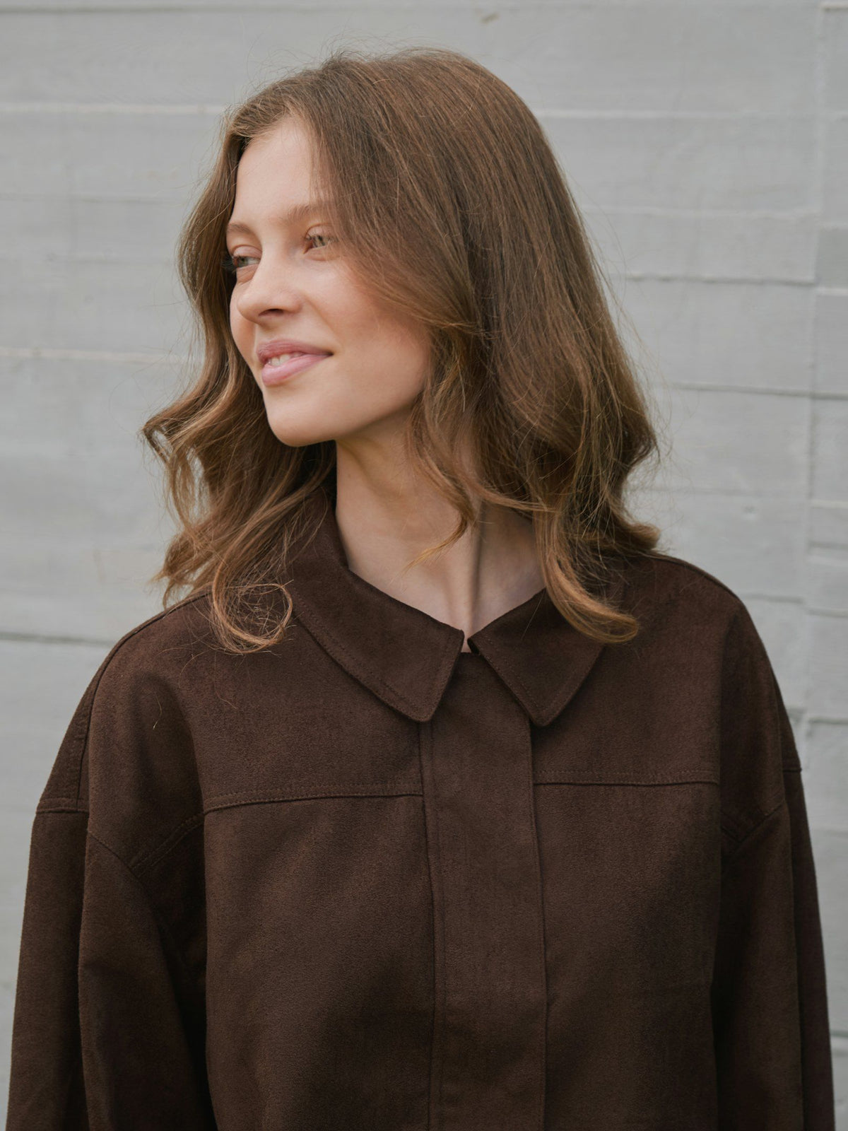 Neo Noir Rubby Faux Suede Jacket