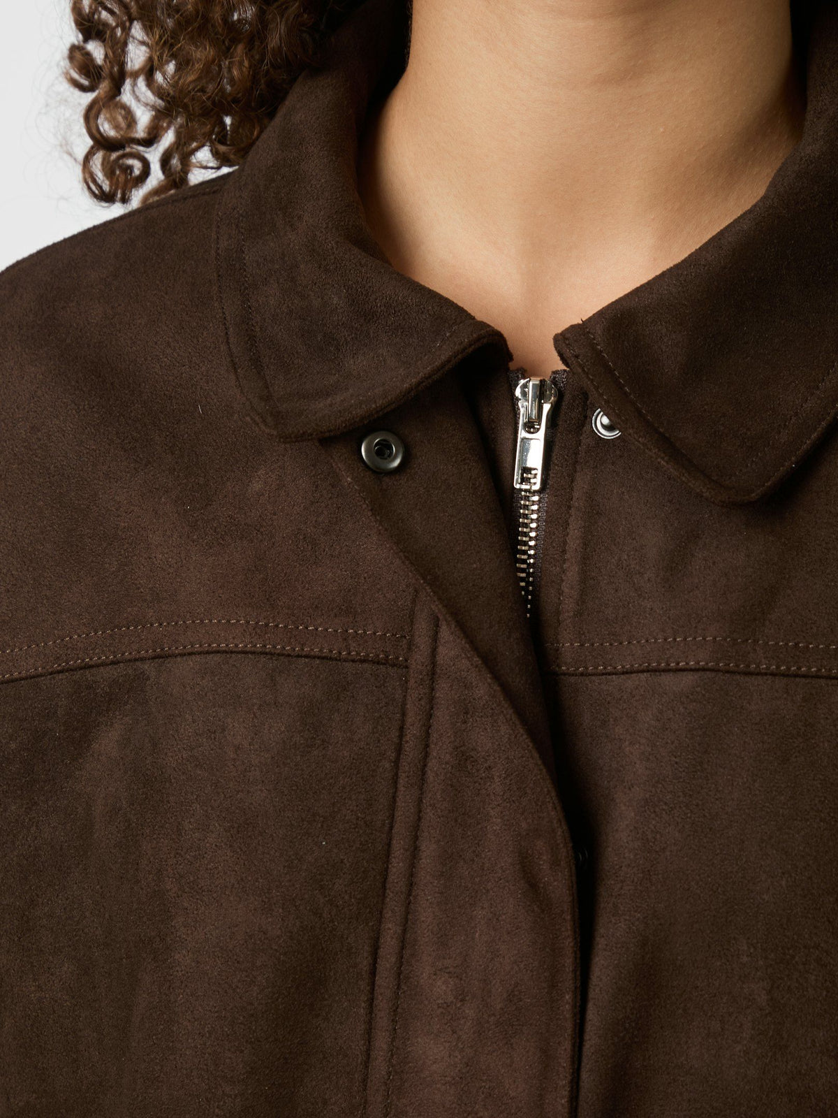 Neo Noir Rubby Faux Suede Jacket