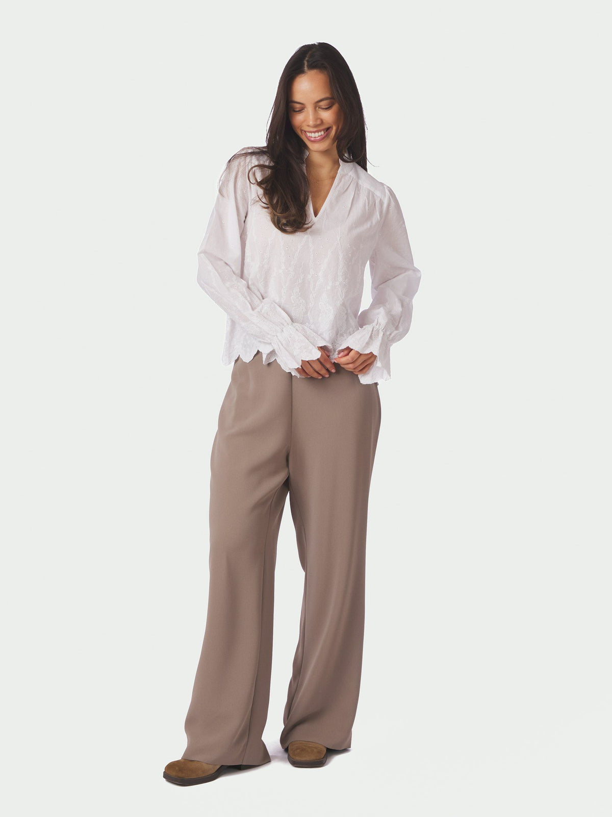 Neo Noir Amara Delicate Emb Blouse