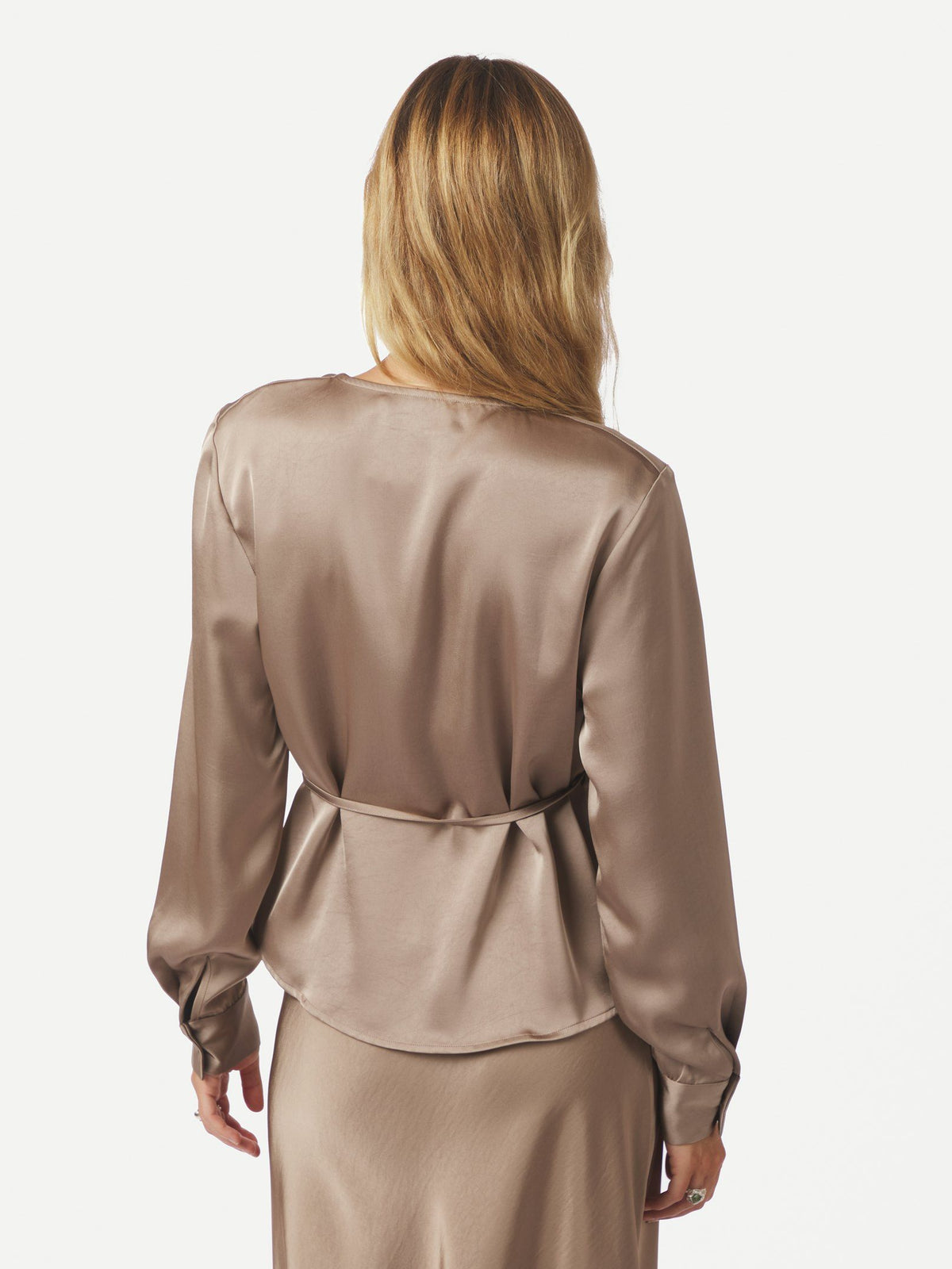 Neo Noir Caprina Heavy Sateen Blouse