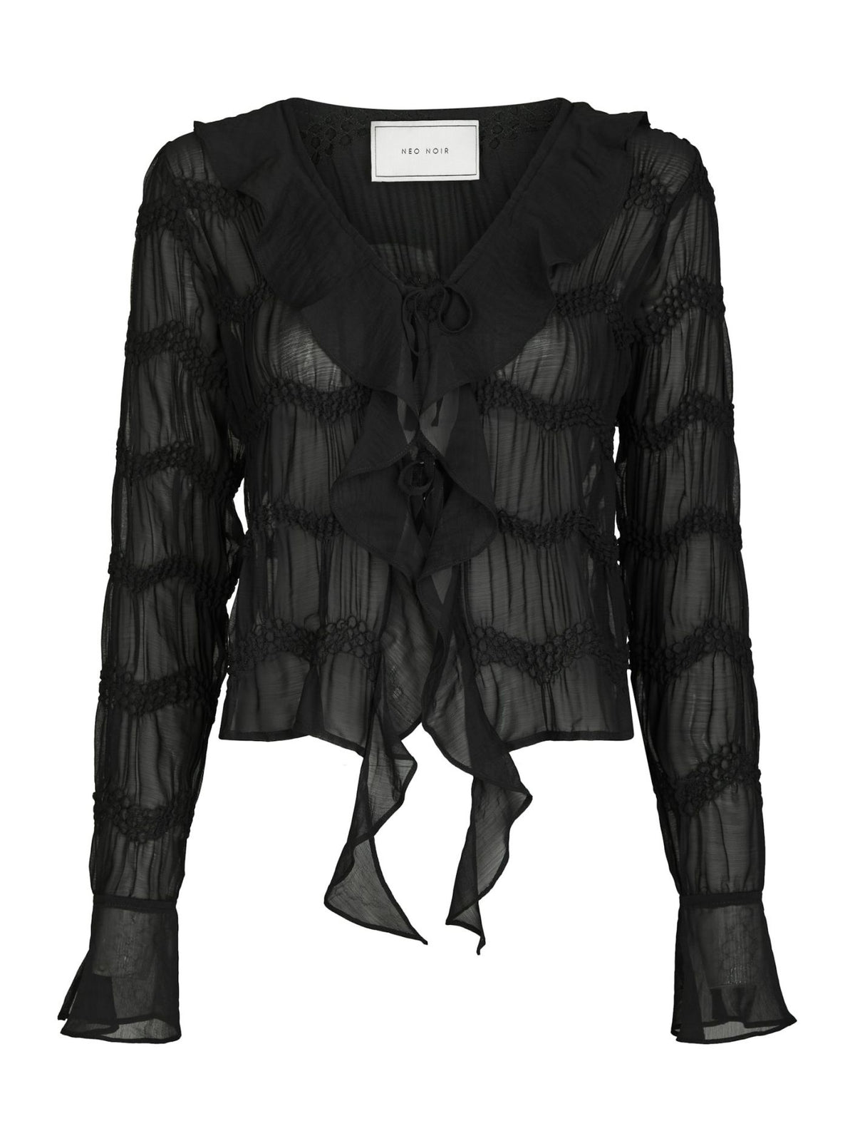 Neo Noir Anika Crepe Ciffon Blouse