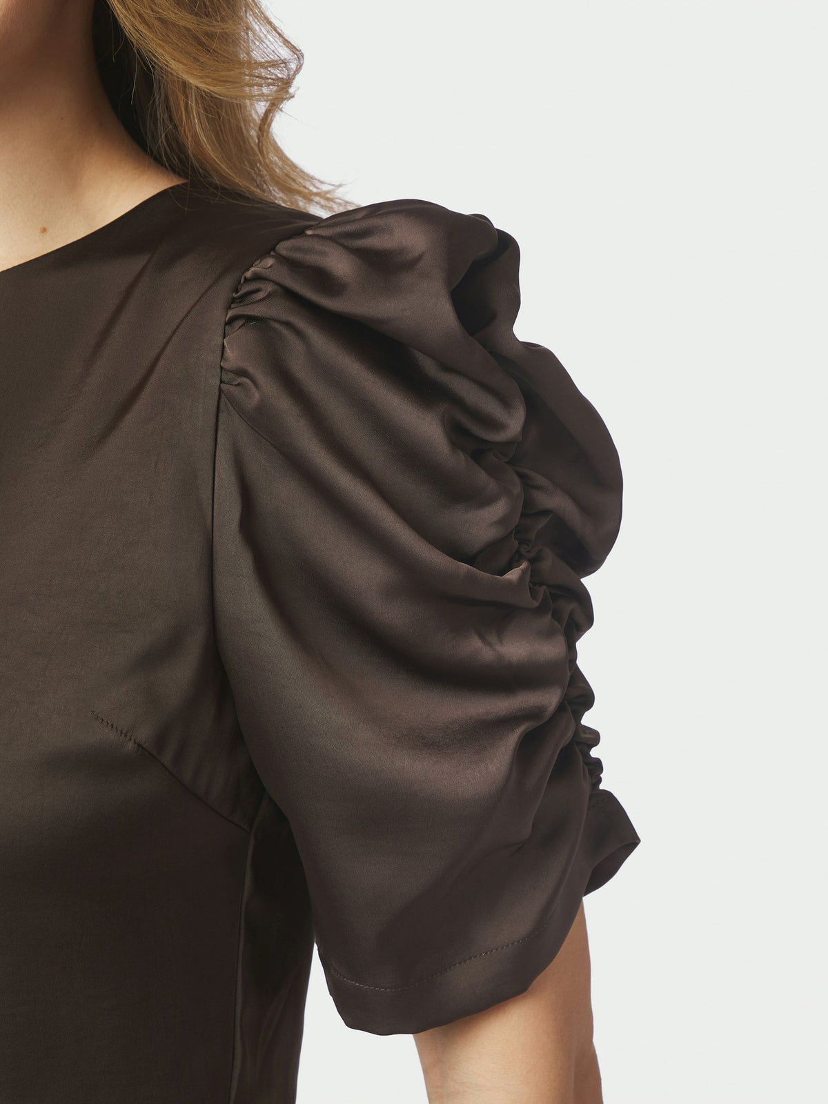 Neo Noir Benua Heavy Sateen Blouse