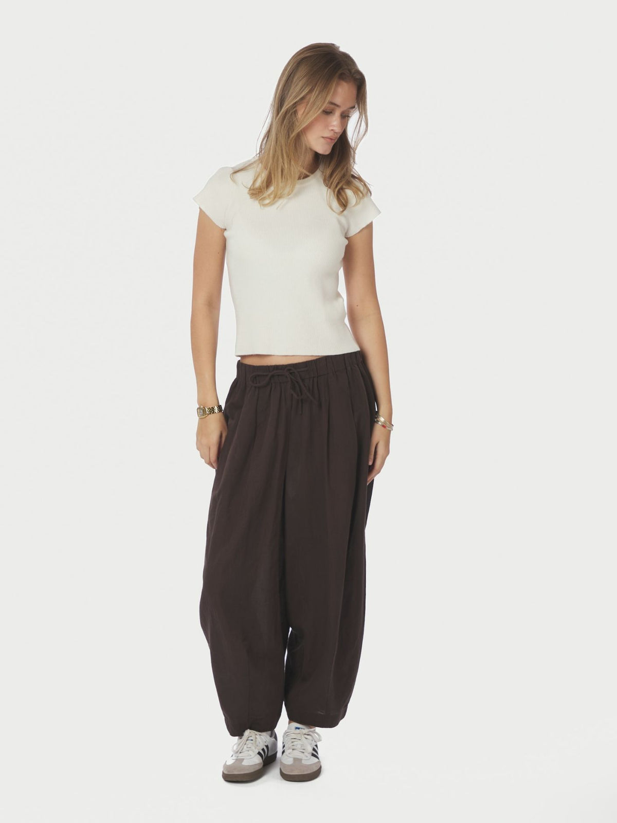 Neo Noir Prina Linen Pants