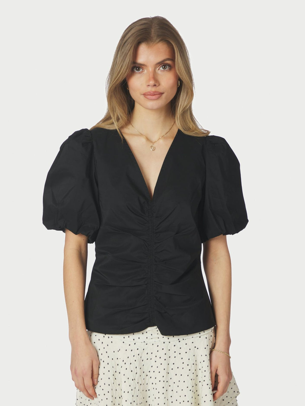 Neo Noir Zaria Poplin Blouse