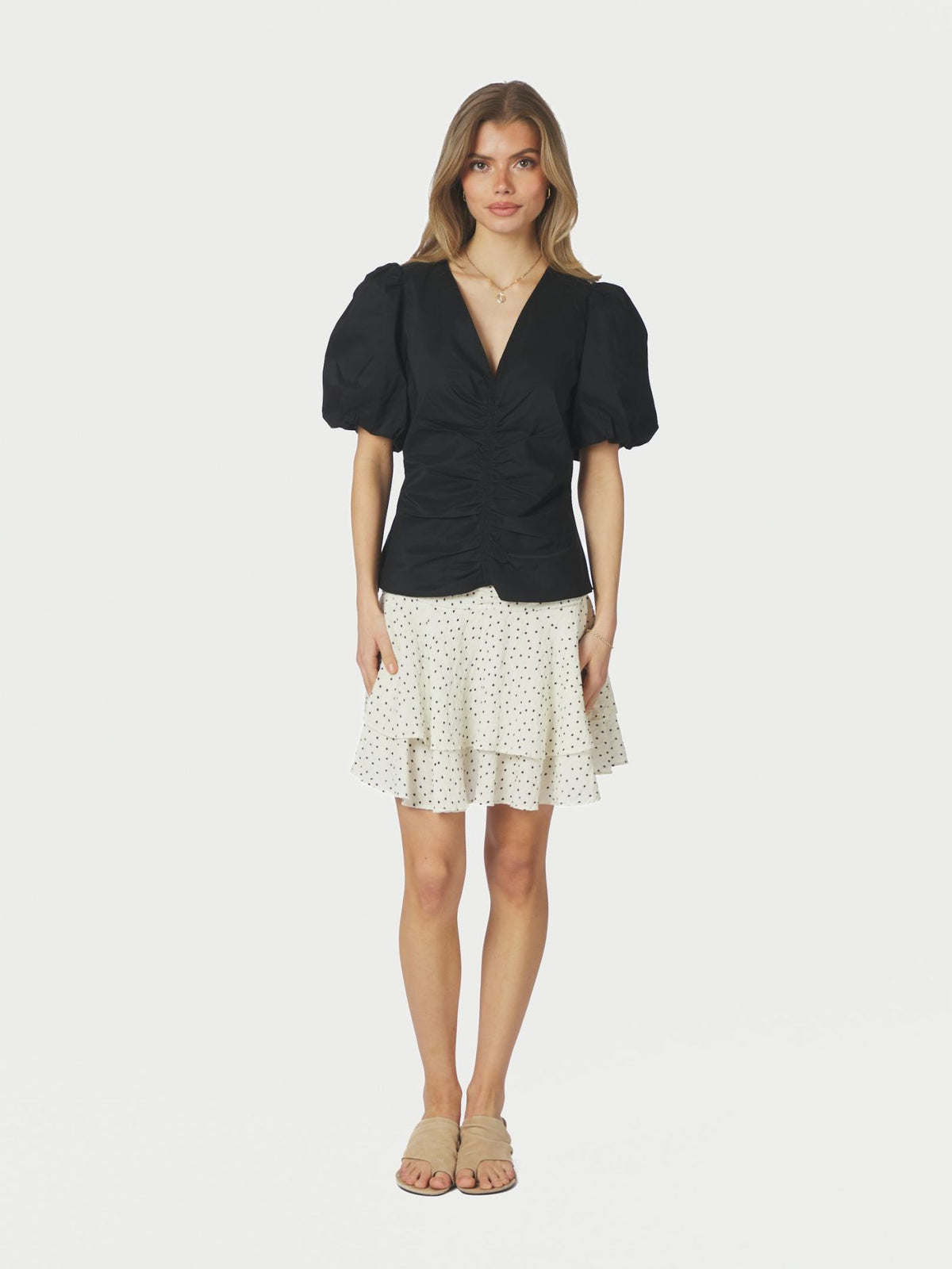 Neo Noir Zaria Poplin Blouse