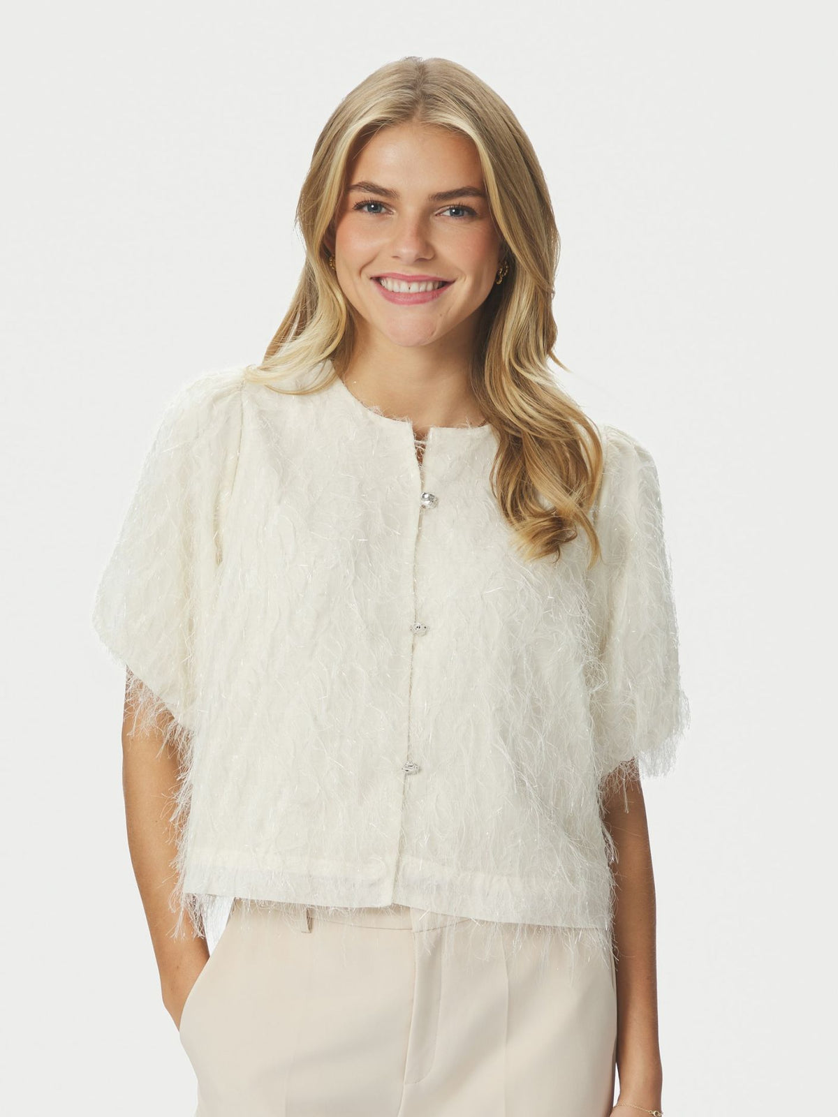 Neo Noir Asia Frilly Blouse
