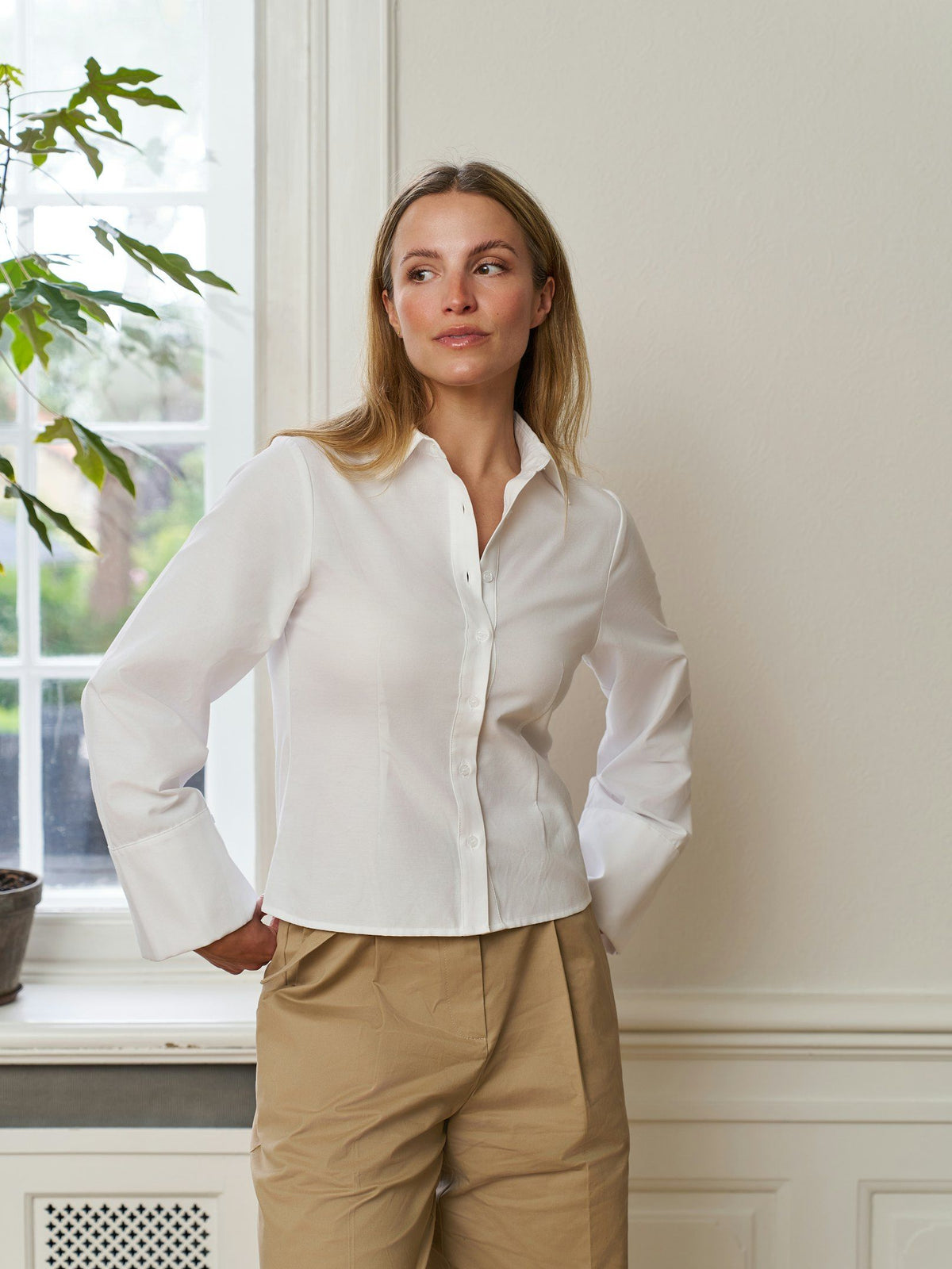 Neo Noir Rosa Oxford Shirt