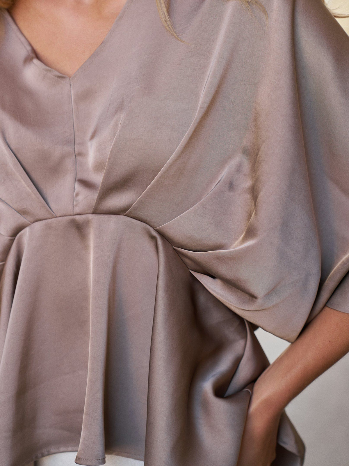 Neo Noir Rivina Heavy Sateen Blouse