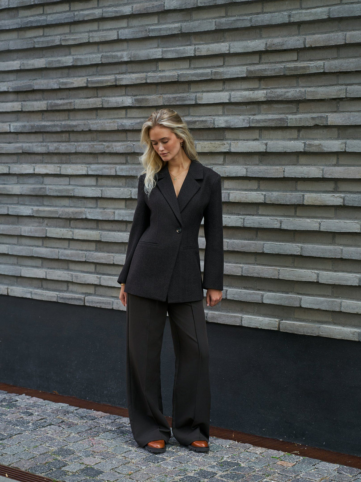 Neo Noir Bowie Herringbone F Blazer