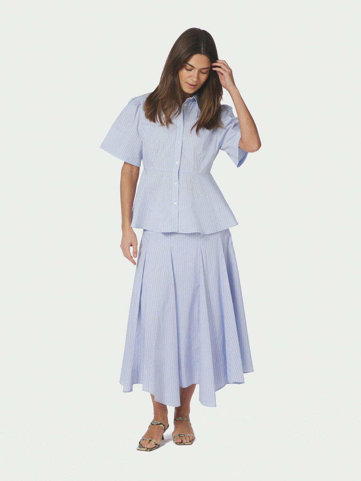 Neo Noir Janelle Stripe Shirt