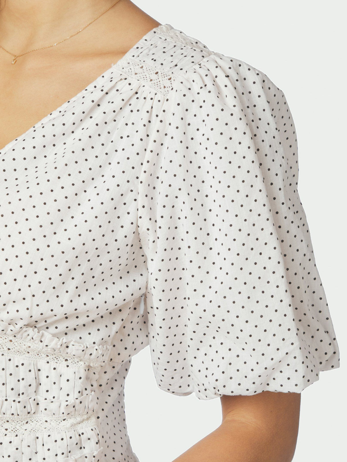 Neo Noir Sapura Mini Dot Blouse
