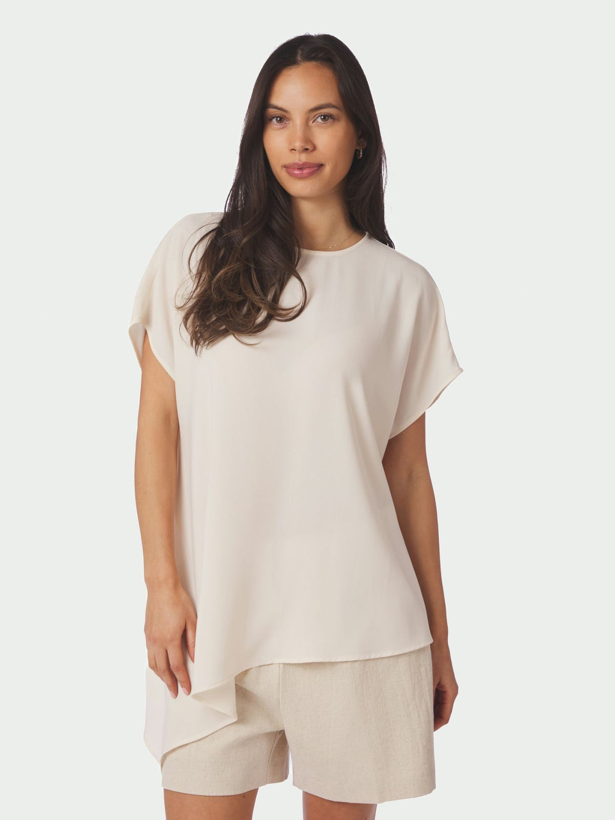 Neo Noir Nerita Asymmetric Blouse