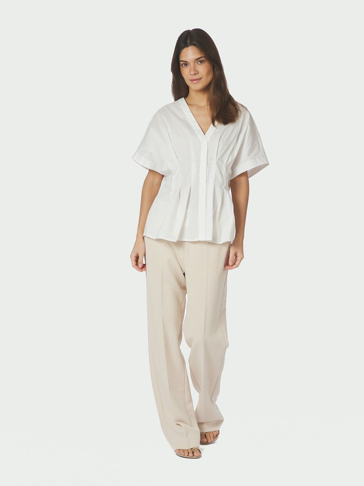 Neo Noir Adamma Poplin Blouse