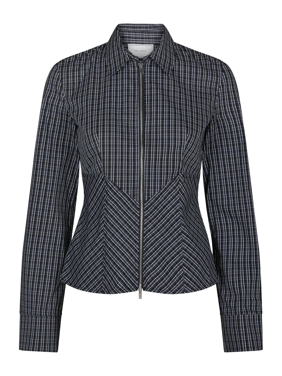 Neo Noir Cathy Zip Shirt