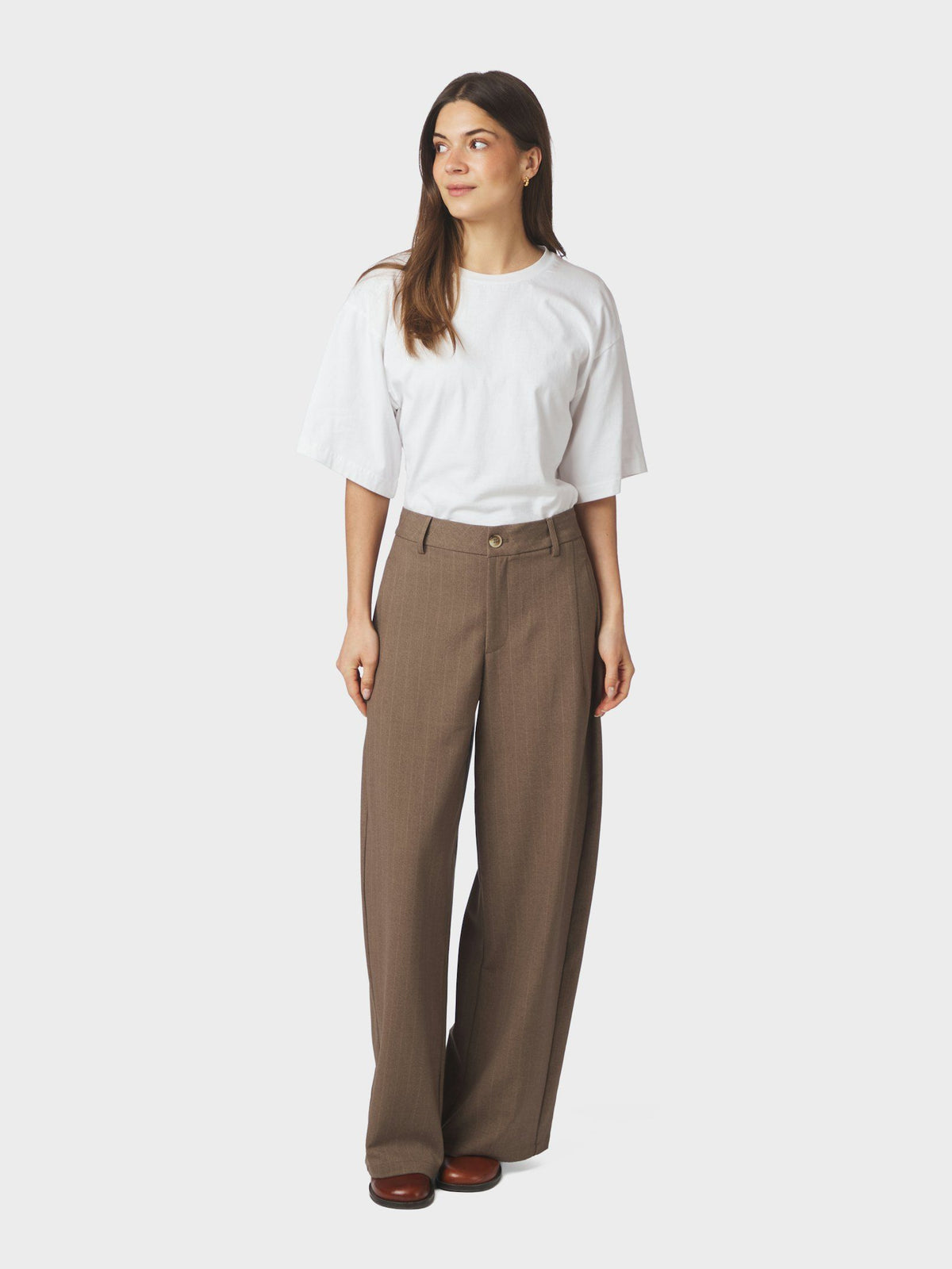 Neo Noir Essiall Pinstripe Pants