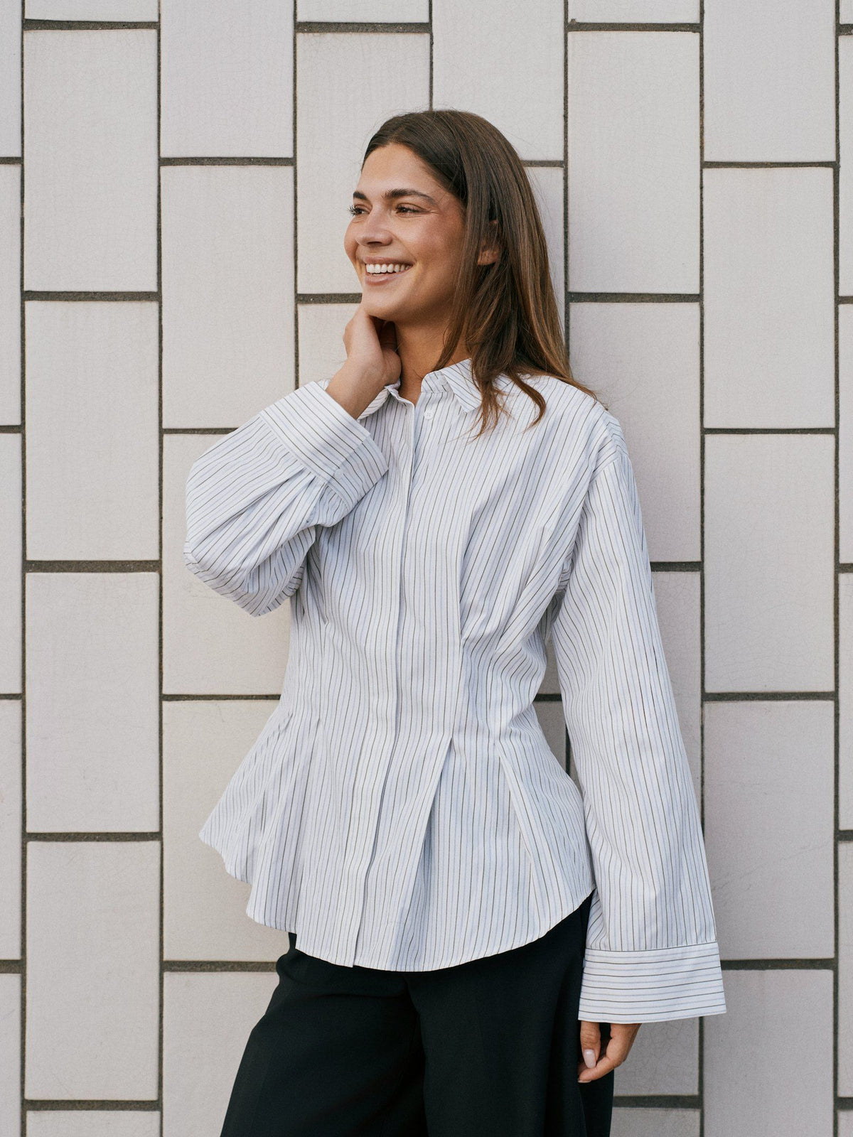 Neo Noir Lytra Double Stripe Shirt
