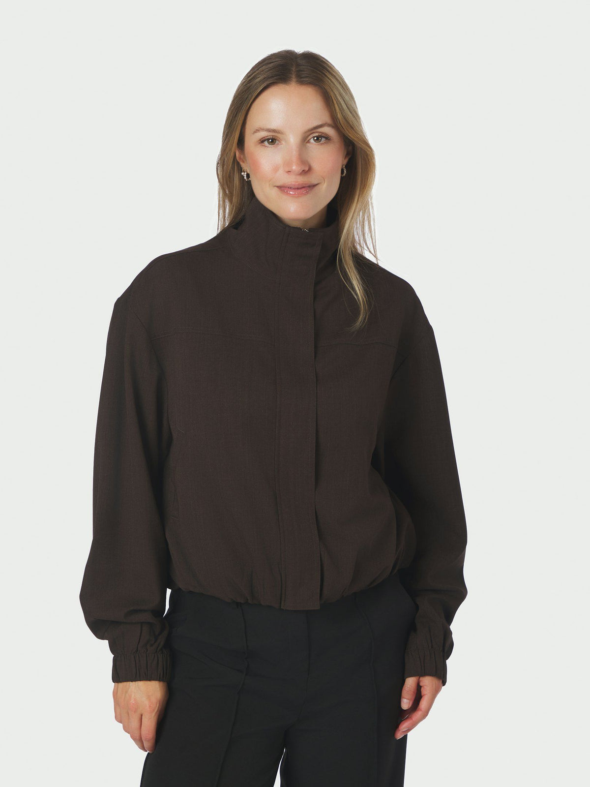 Neo Noir Felicity Zip Blouse