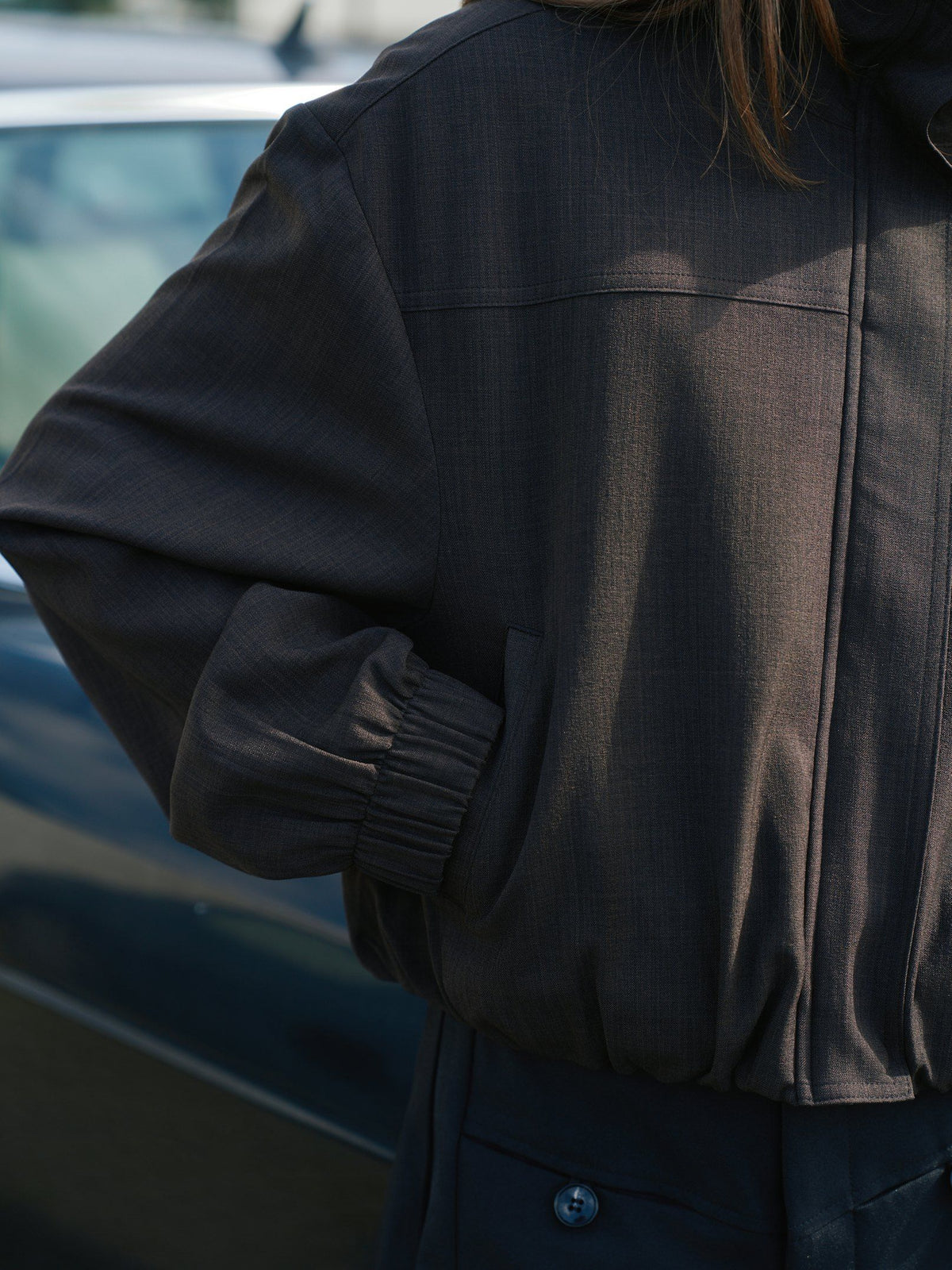 Neo Noir Felicity Zip Blouse